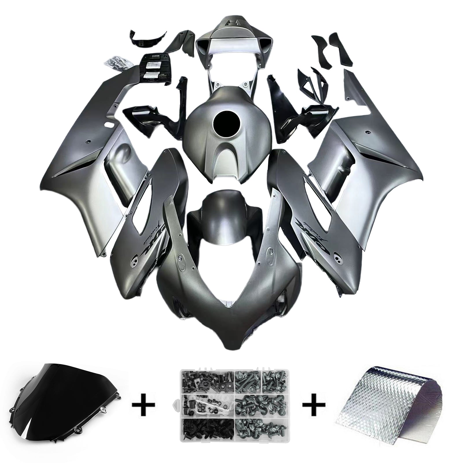 Amotopart 2004-2005 Honda CBR1000RR Kit de carenado negro
