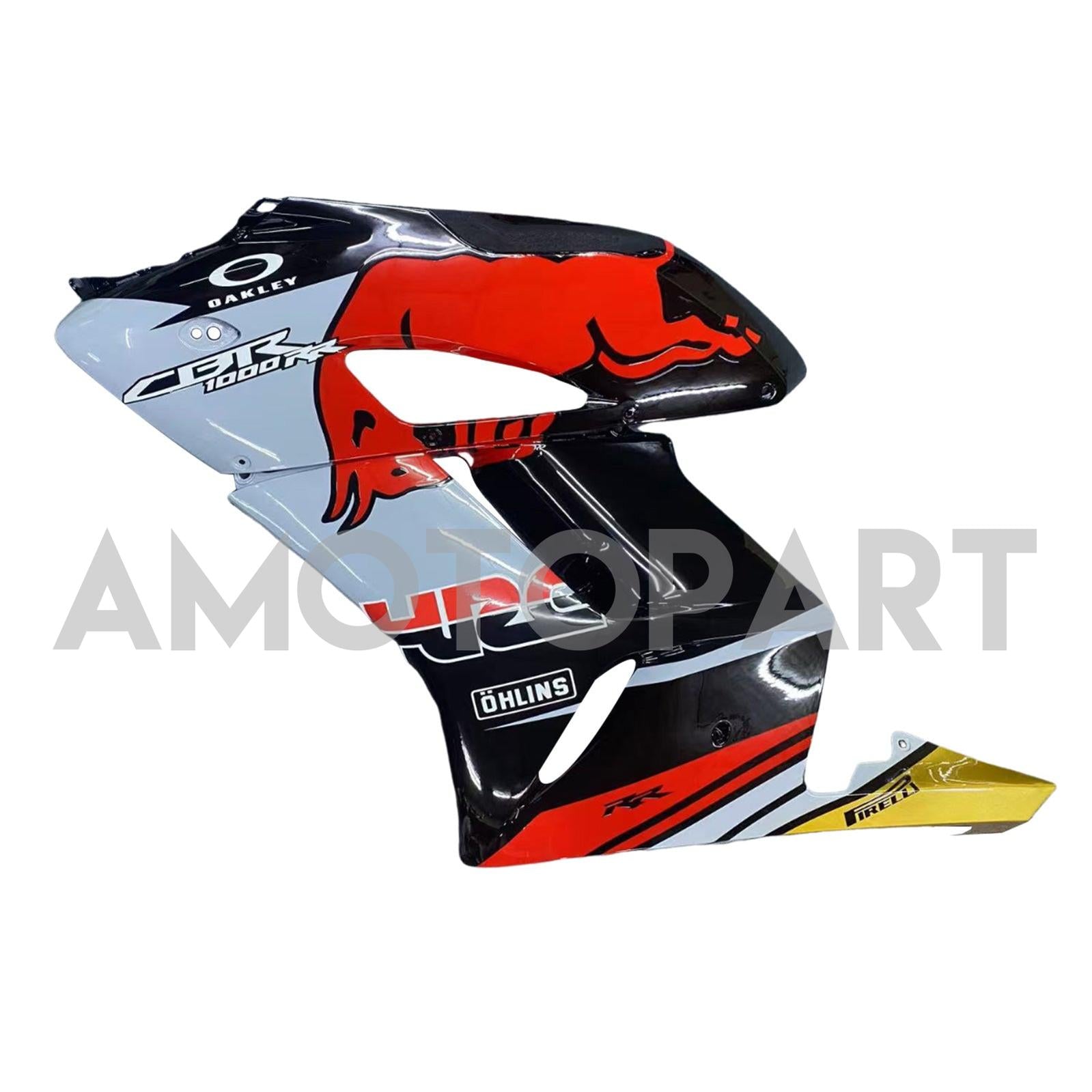 Amotopart 2004-2005 Honda CBR1000RR Black Grey Red Fairing Kit