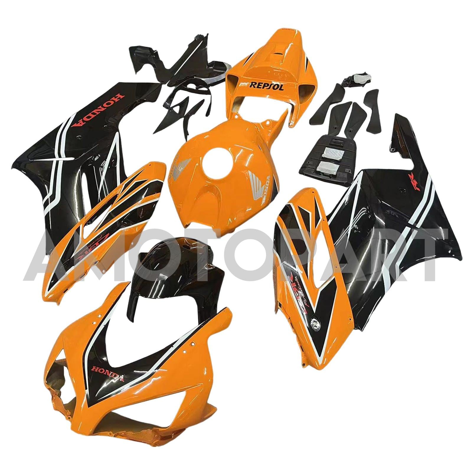 Amotopart 2004-2005 Honda CBR1000RR Yellow&Black Fairing Kit