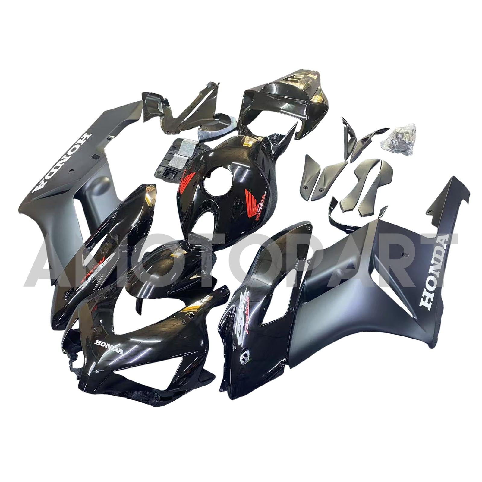 Amotopart 2004-2005 Honda CBR1000RR GLOSS Matte Black Fairing Kit