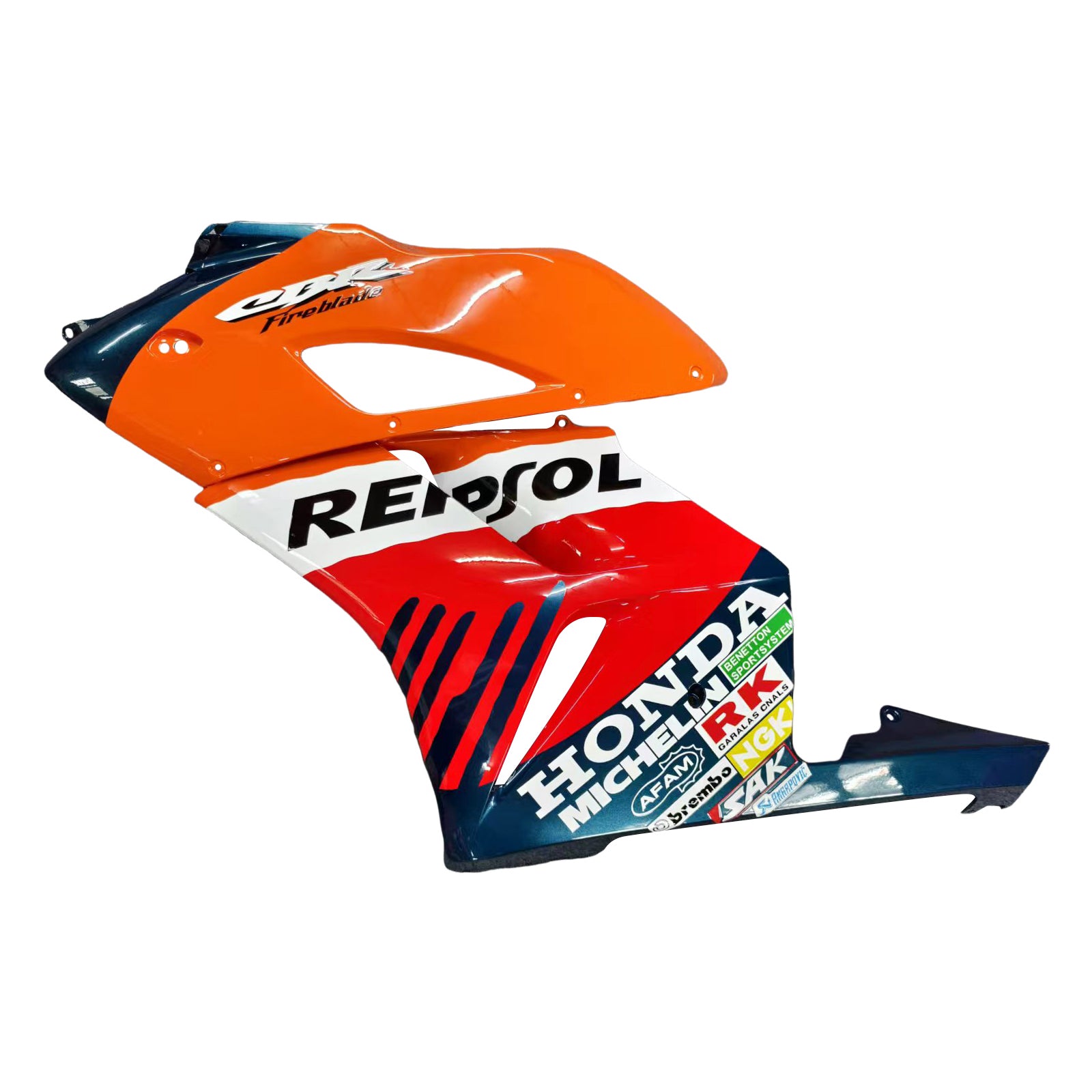 Amotopart 2004-2005 Honda CBR1000RR Repjol Orange&Blue Fairing Kit