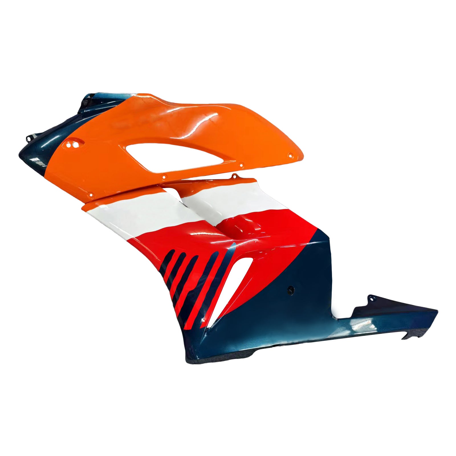 Amotopart 2004-2005 Honda CBR1000RR Repjol Orange&Blue Fairing Kit