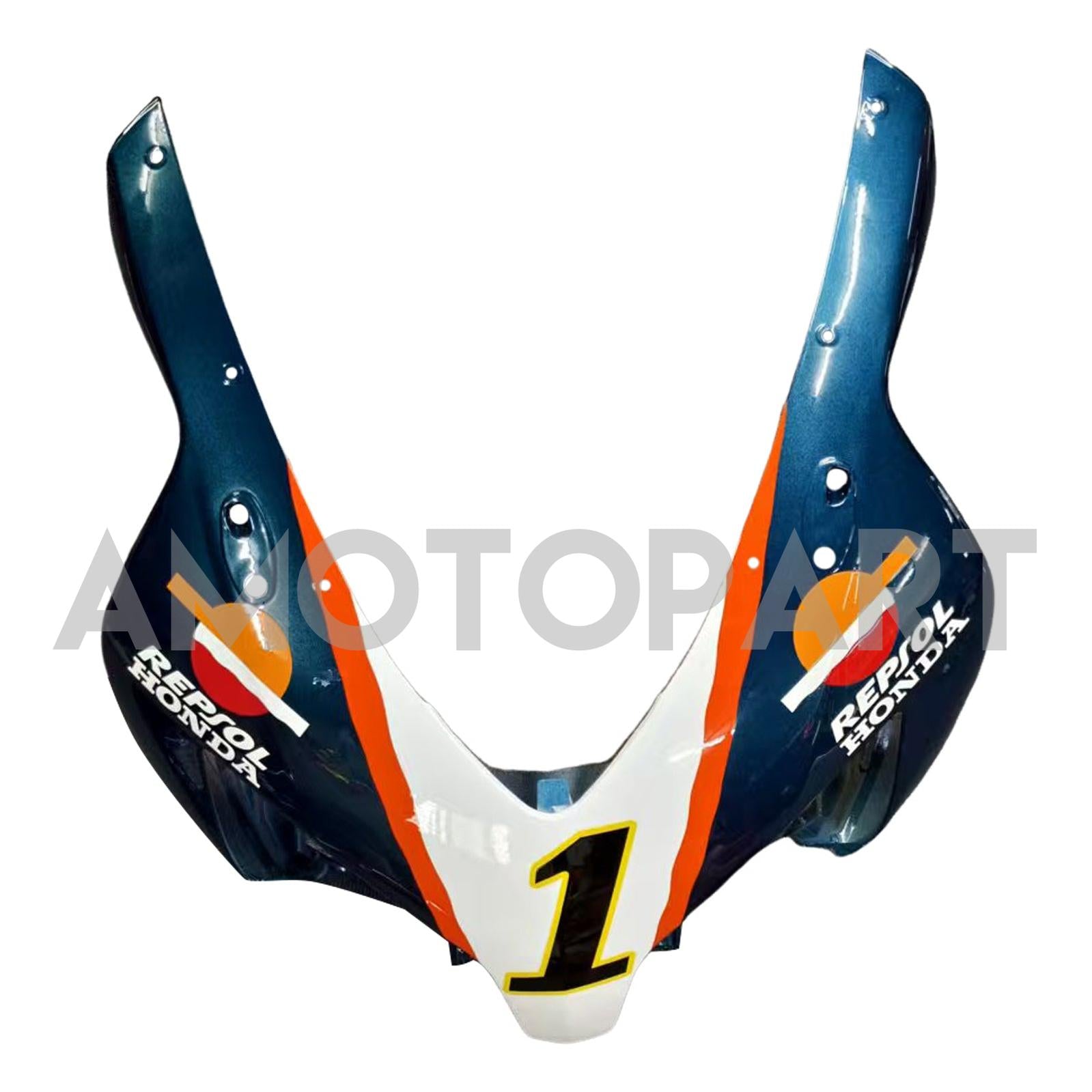 Amotopart 2004-2005 Honda CBR1000RR Repsol Orange Blue Fair Kit