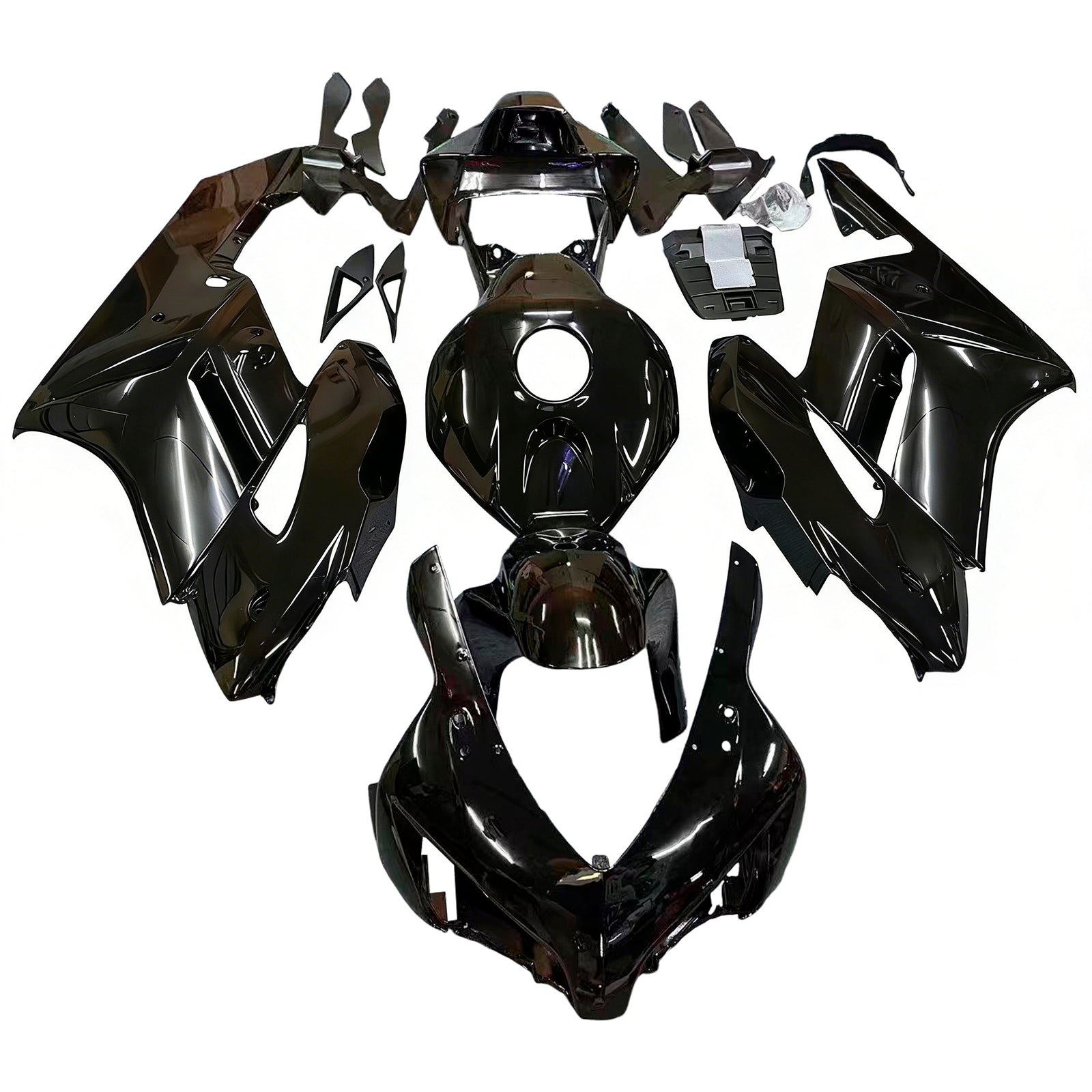 Amotopart 2004-2005 Honda CBR1000RR Kit de carenado negro
