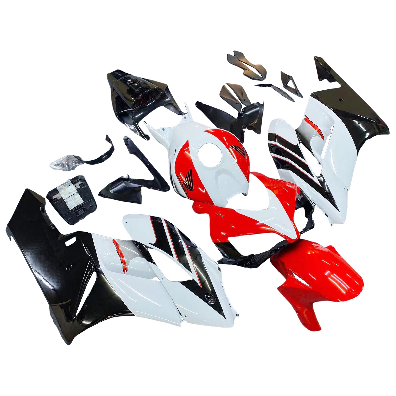 Amotopart 2004-2005 Honda CBR1000RR Red&White Style4 Fairing Kit