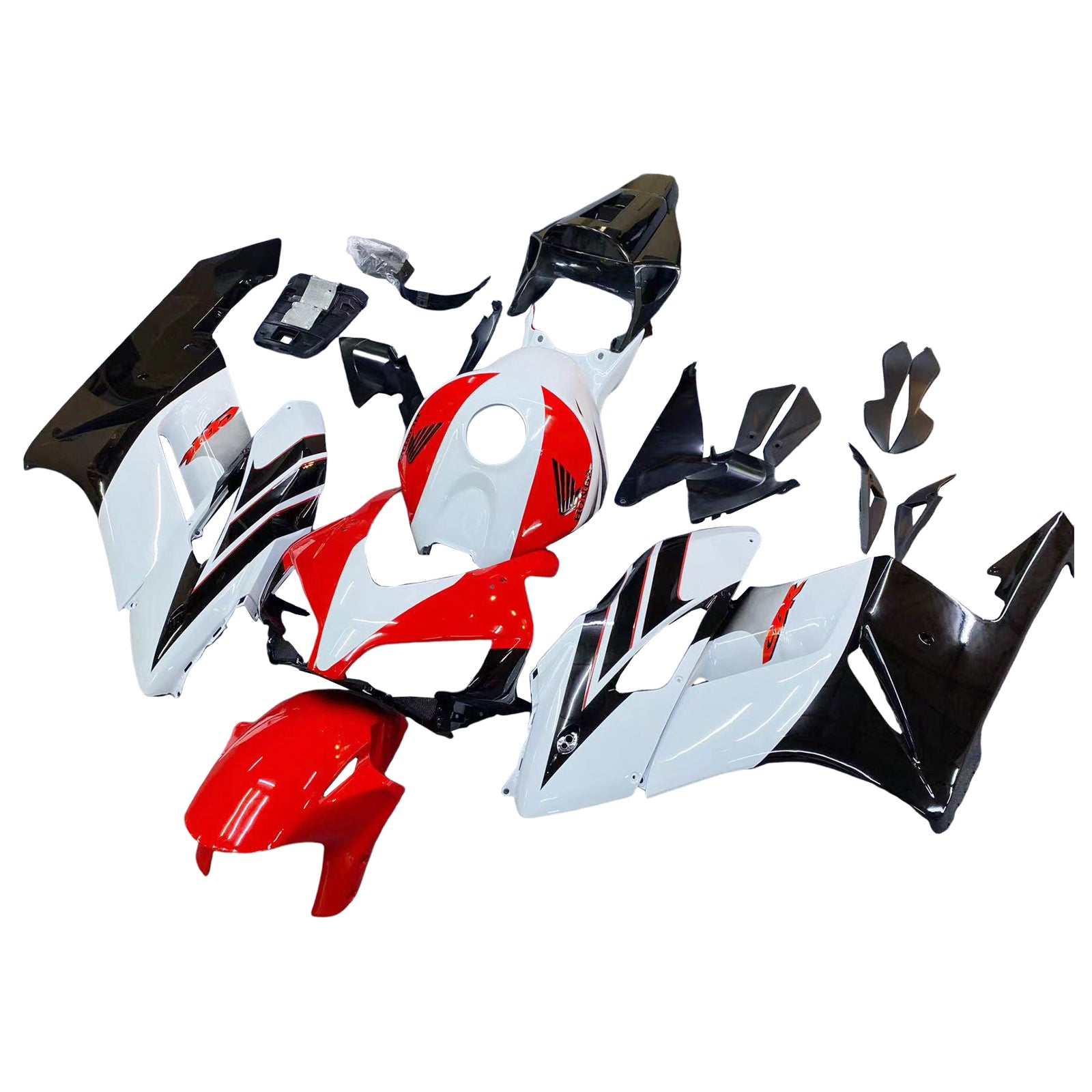 Amotopart 2004-2005 Honda CBR1000RR Red&White Style4 Fairing Kit