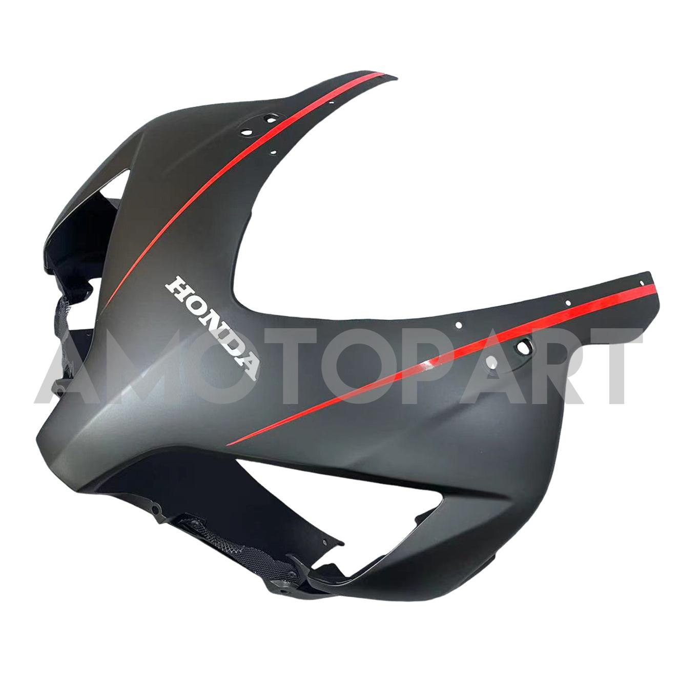 Amotopart 2004-2005 Honda CBR1000RR Matte Black with Logo Fairing Kit