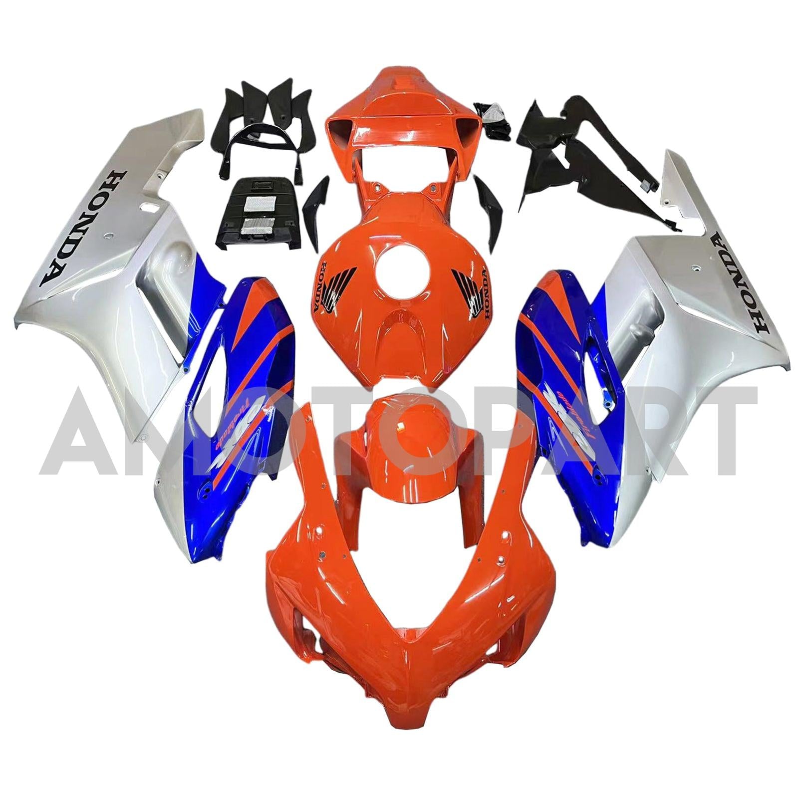 Amotopart 2004-2005 Honda CBR1000RR Orange&Blue Style1 Fairing Kit
