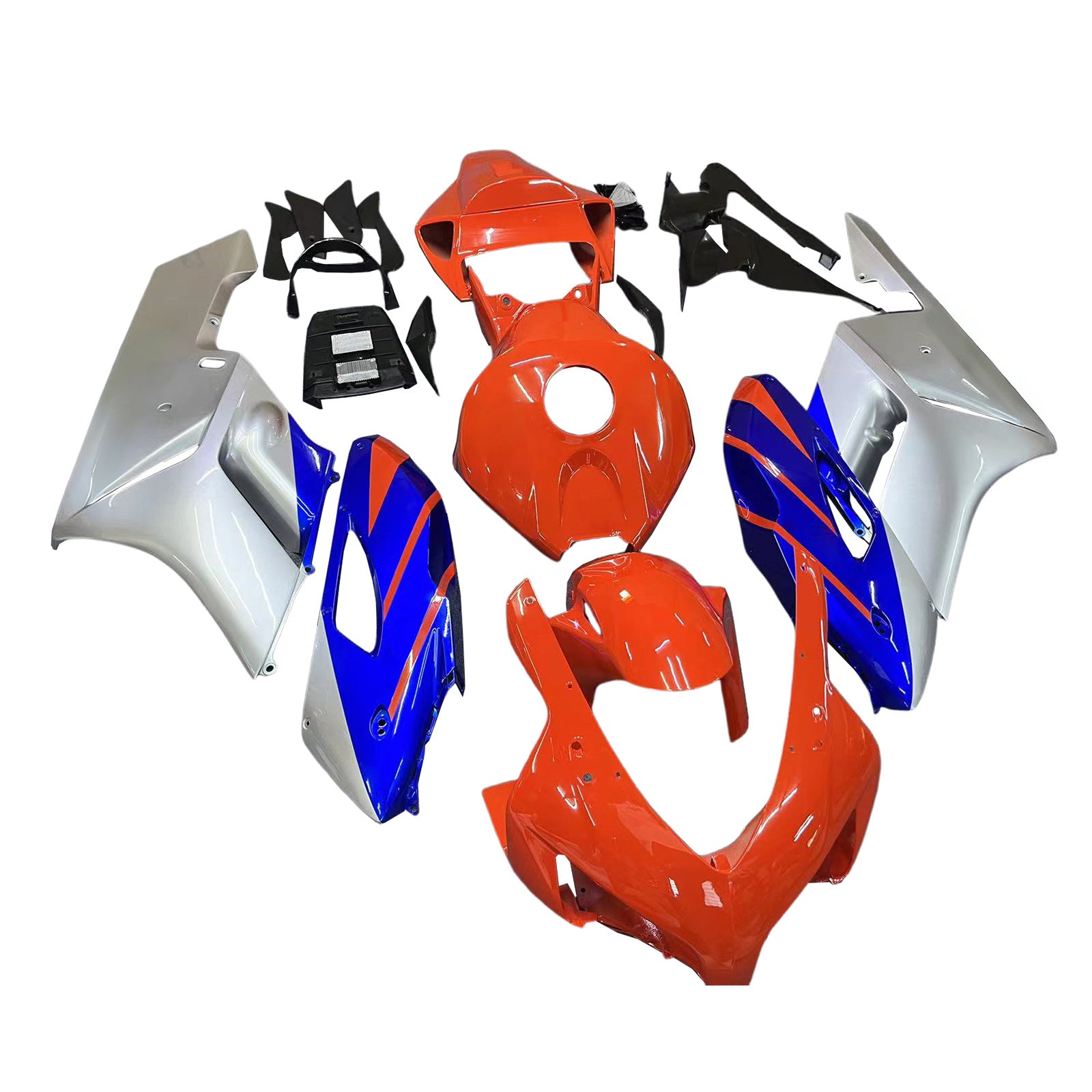 Amotopart 2004-2005 Honda CBR1000RR Orange&Blue Style1 Fairing Kit