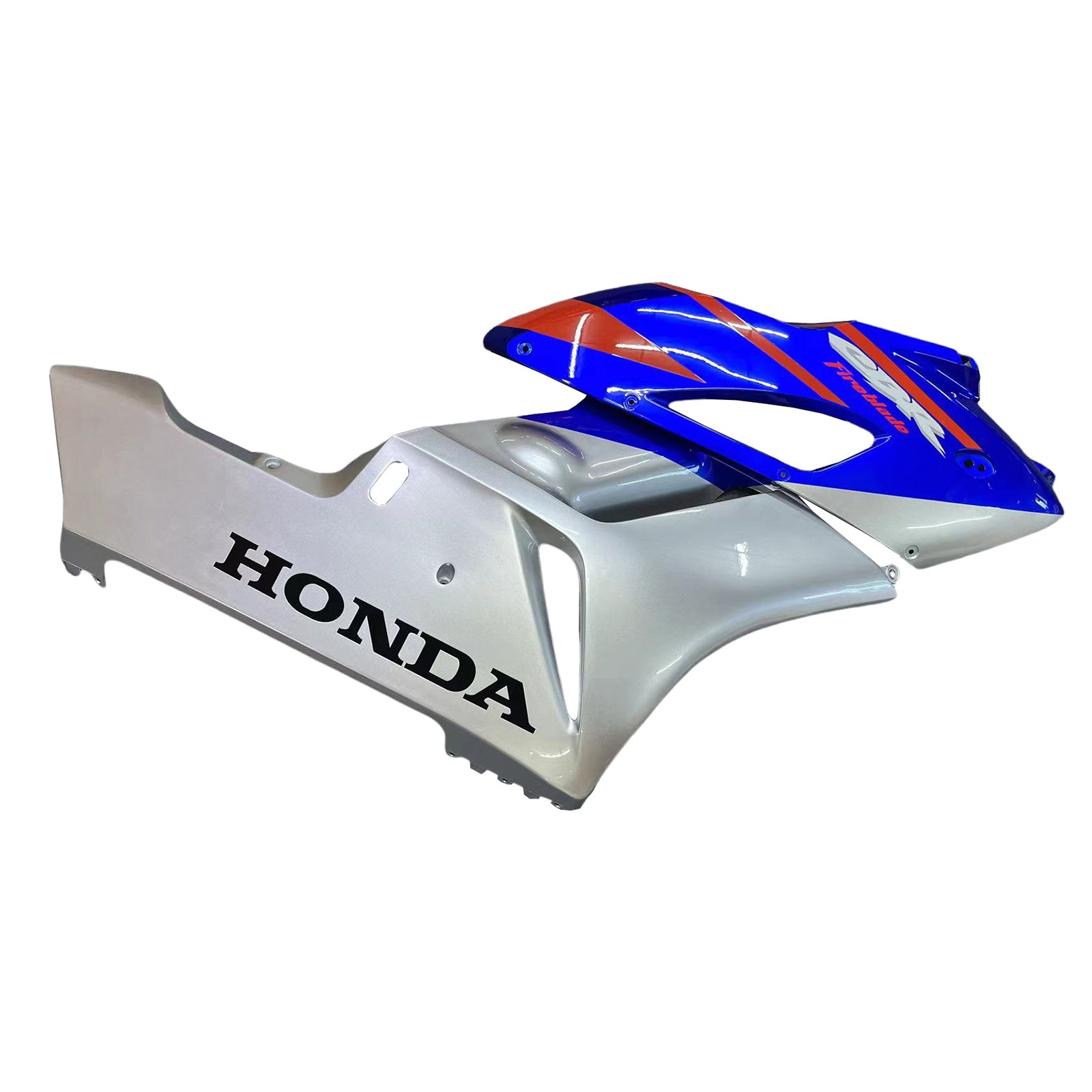 Amotopart 2004-2005 Honda CBR1000RR Orange&Kit de carénage Blue Style1