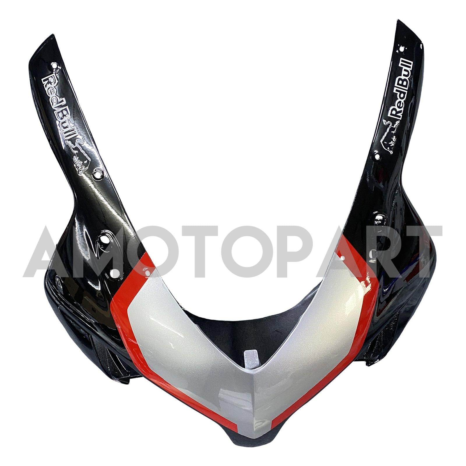 Amotopart 2004-2005 Honda CBR1000RR Black&Silver with Red Stripe Fairing Kit