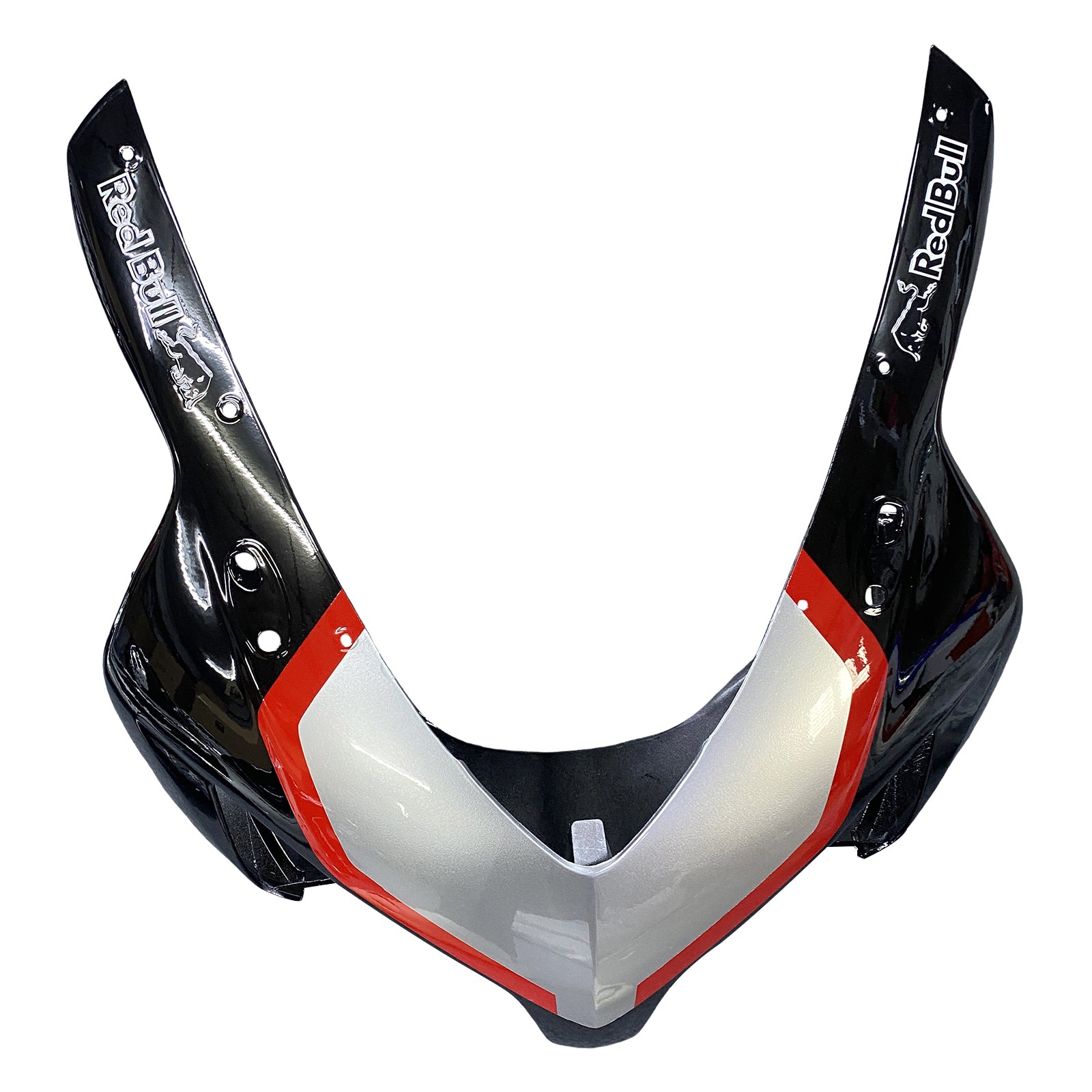 Amotopart 2004-2005 Honda CBR1000RR Black&Silver with Red Stripe Fairing Kit