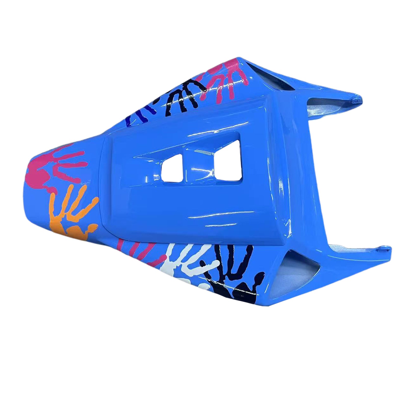 Amotopart 2004-2005 Honda CBR1000RR azul con kit de carenado gráfico