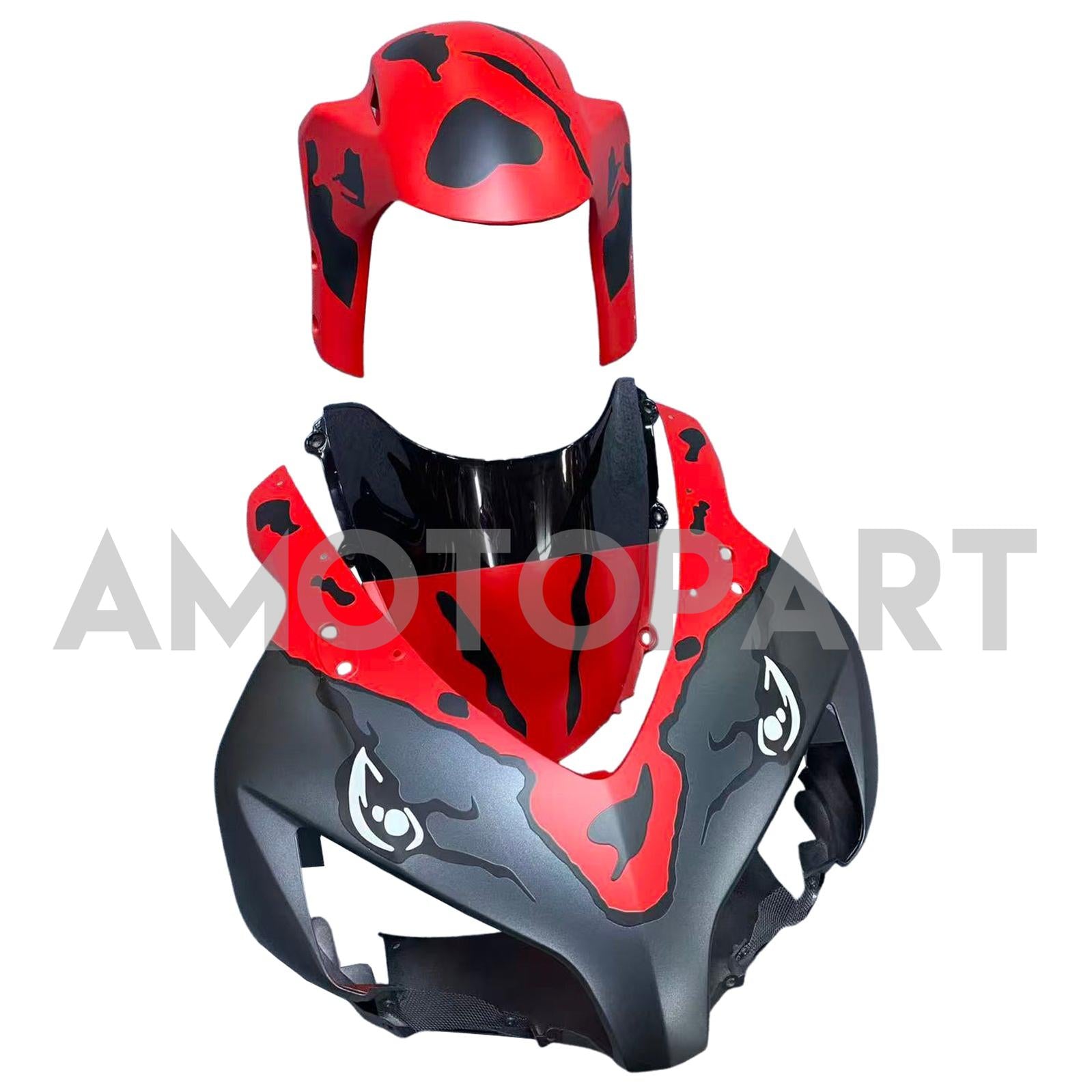Amotopart 2004-2005 Honda CBR1000RR Matte Red Black Fairing Kit