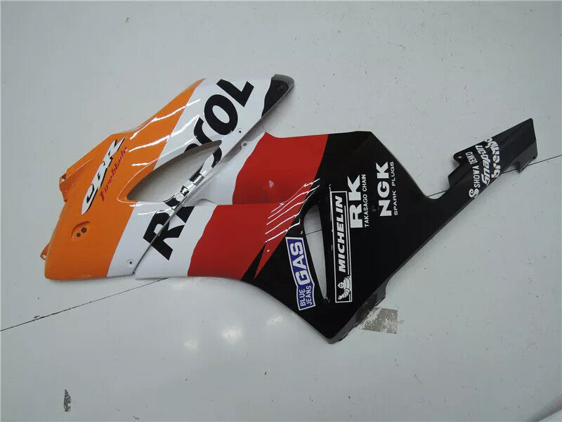 Amotopart 2004-2005 Honda CBR1000RR Black Orange White Fairing Kit