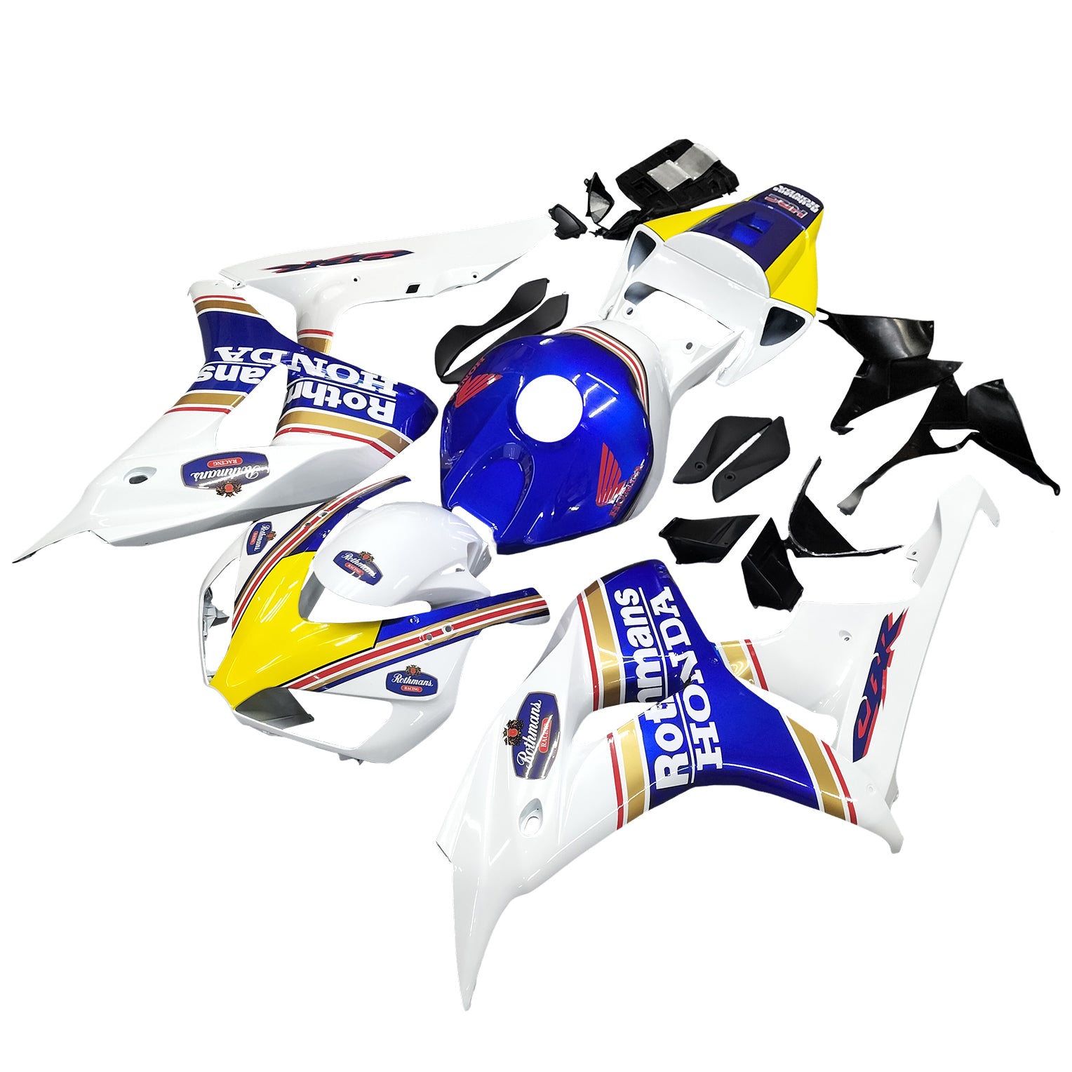 Amotopart Verkleidungen CBR1000RR 2006–2007 Verkleidung, mehrfarbig, Rothmans Honda Racing Verkleidungsset