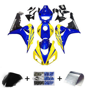 Amotopart Fairings Honda 1000RR 2006-2007 Fairing CBR Racing Blue Yellow Fairing Kit