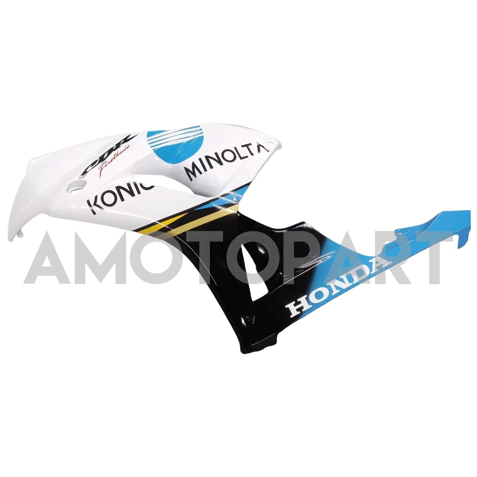 Amotopart Fairings Honda CBR1000RR 2006-2007 Fairing White Konica Minolta Racing Fairing Kit