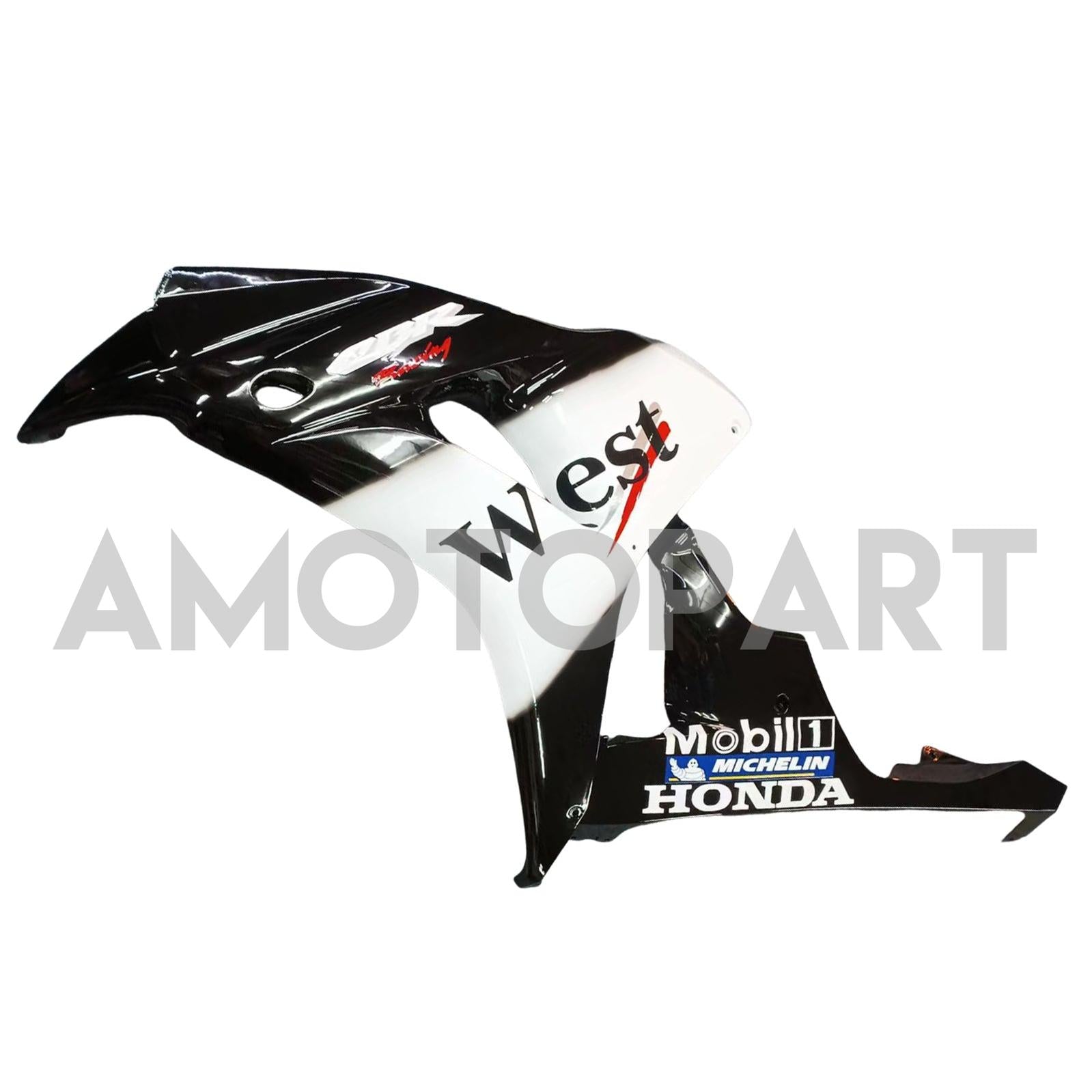 Amotopart Fairings Honda CBR1000RR 2006-2007 Fairing West Racing Black Fairing Kit