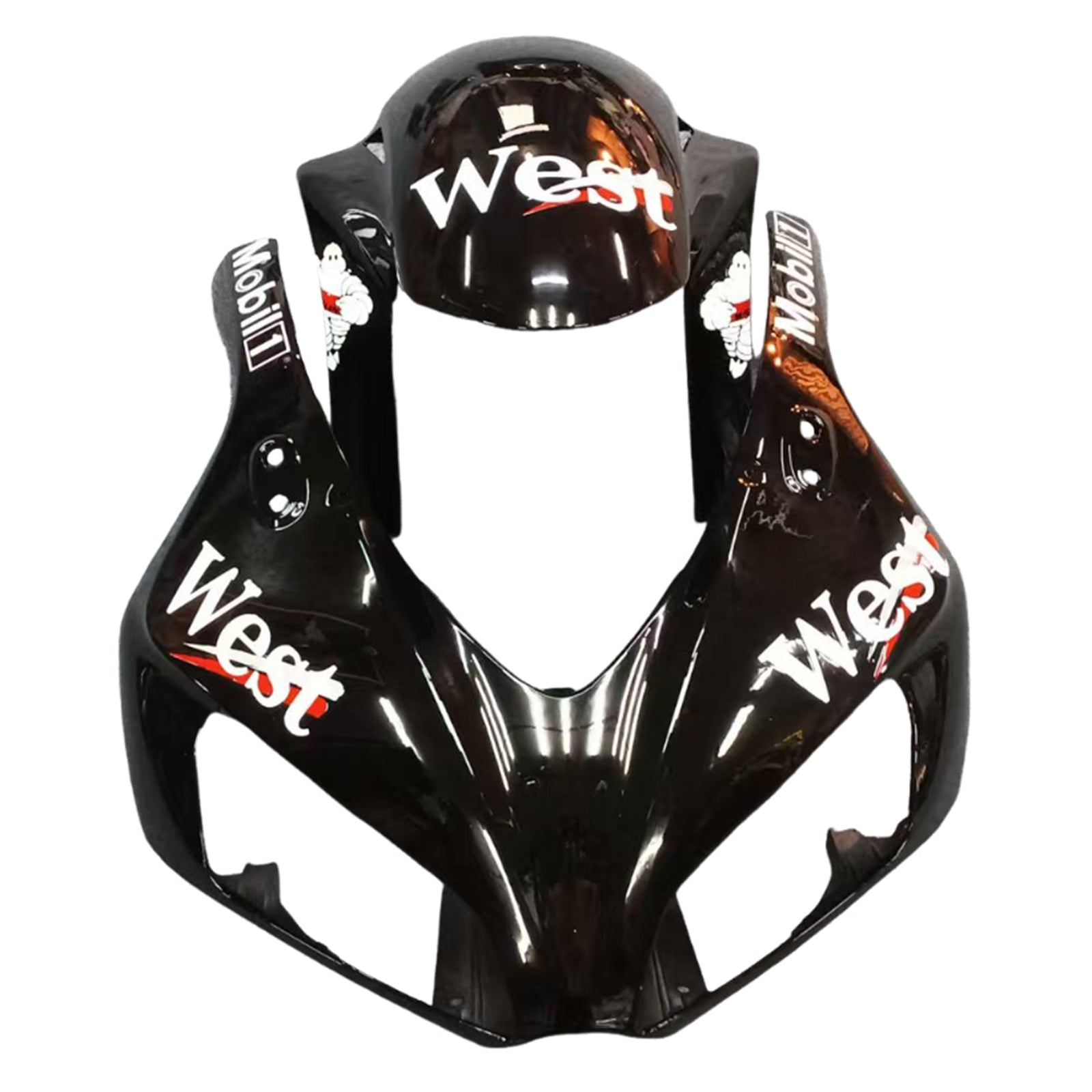 Frailiny Amotopart Honda CBR1000RR 2006-2007 FAIRING West Racing Black Fairing Kit
