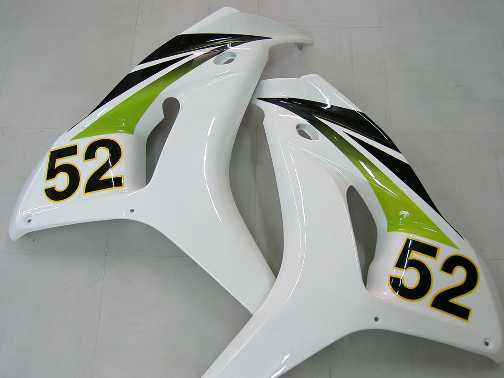 Amotopart Fairings Honda CBR1000RR 2006-2007 Fairing White No.52 Hannspree Racing Fairing Kit
