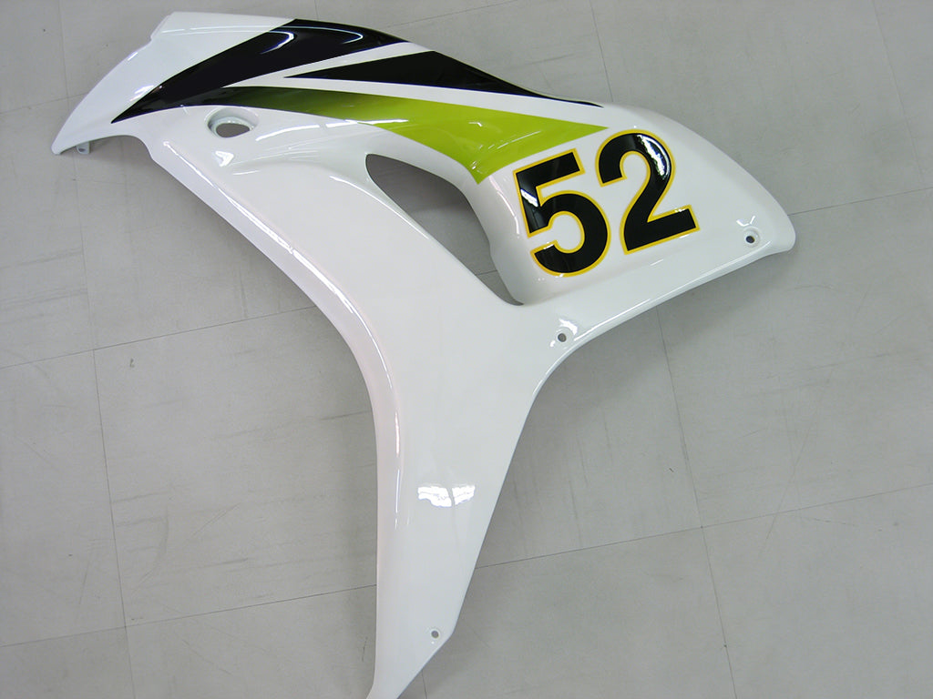 Amotopart Fairings Honda CBR1000RR 2006-2007 Fairing White No.52 Hannspree Racing Fairing Kit
