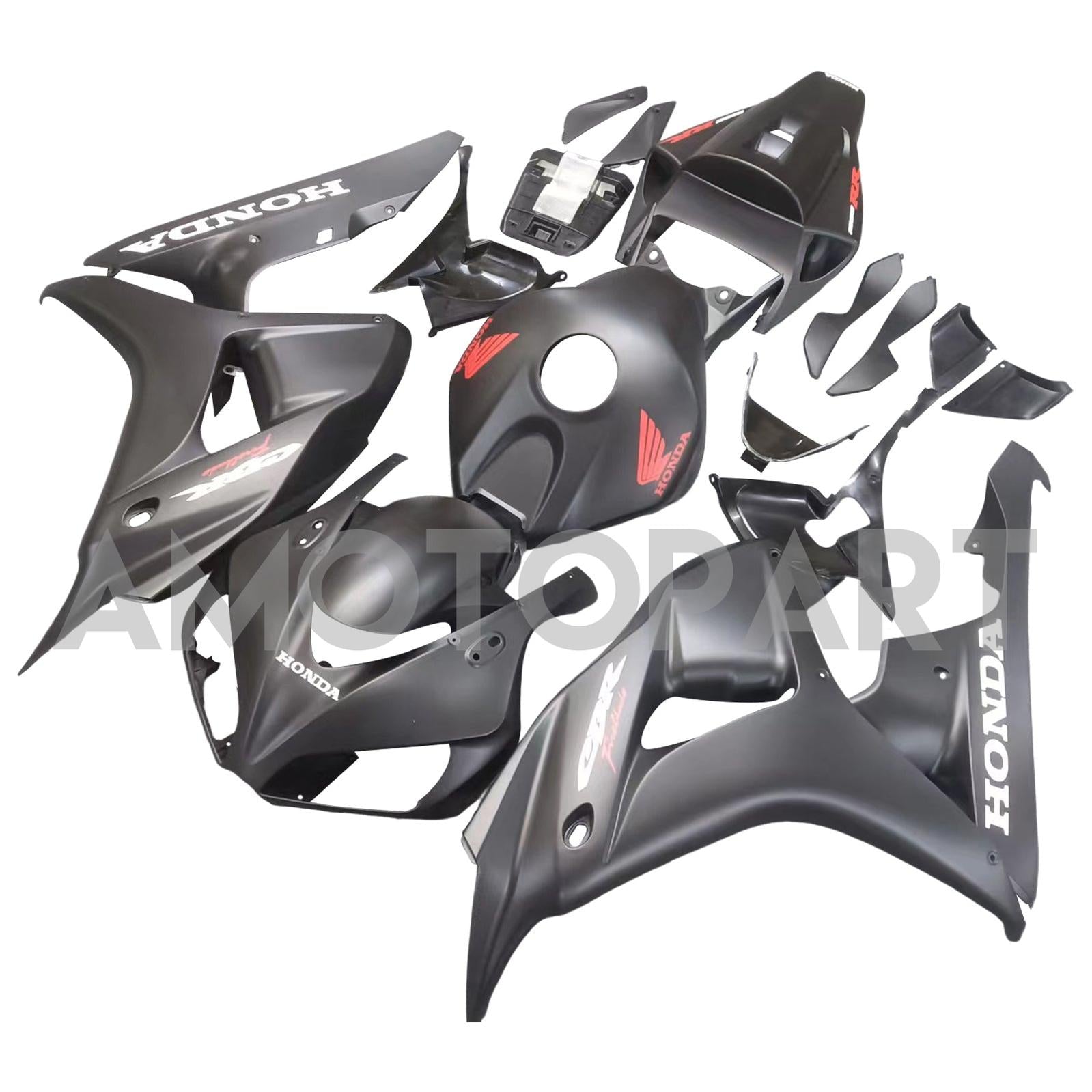 Amotopart 2006-2007 Honda CBR1000RR Fairing M-Black Kit