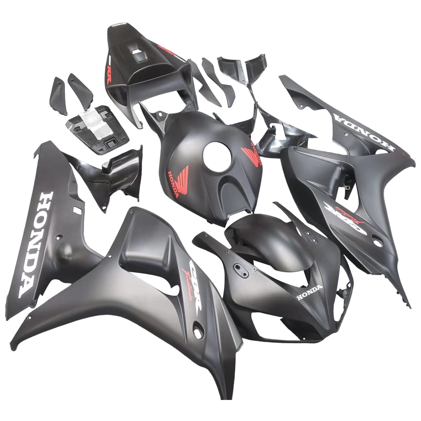 Amotopart 2006-2007 Honda CBR1000RR Fairing M-Black Kit