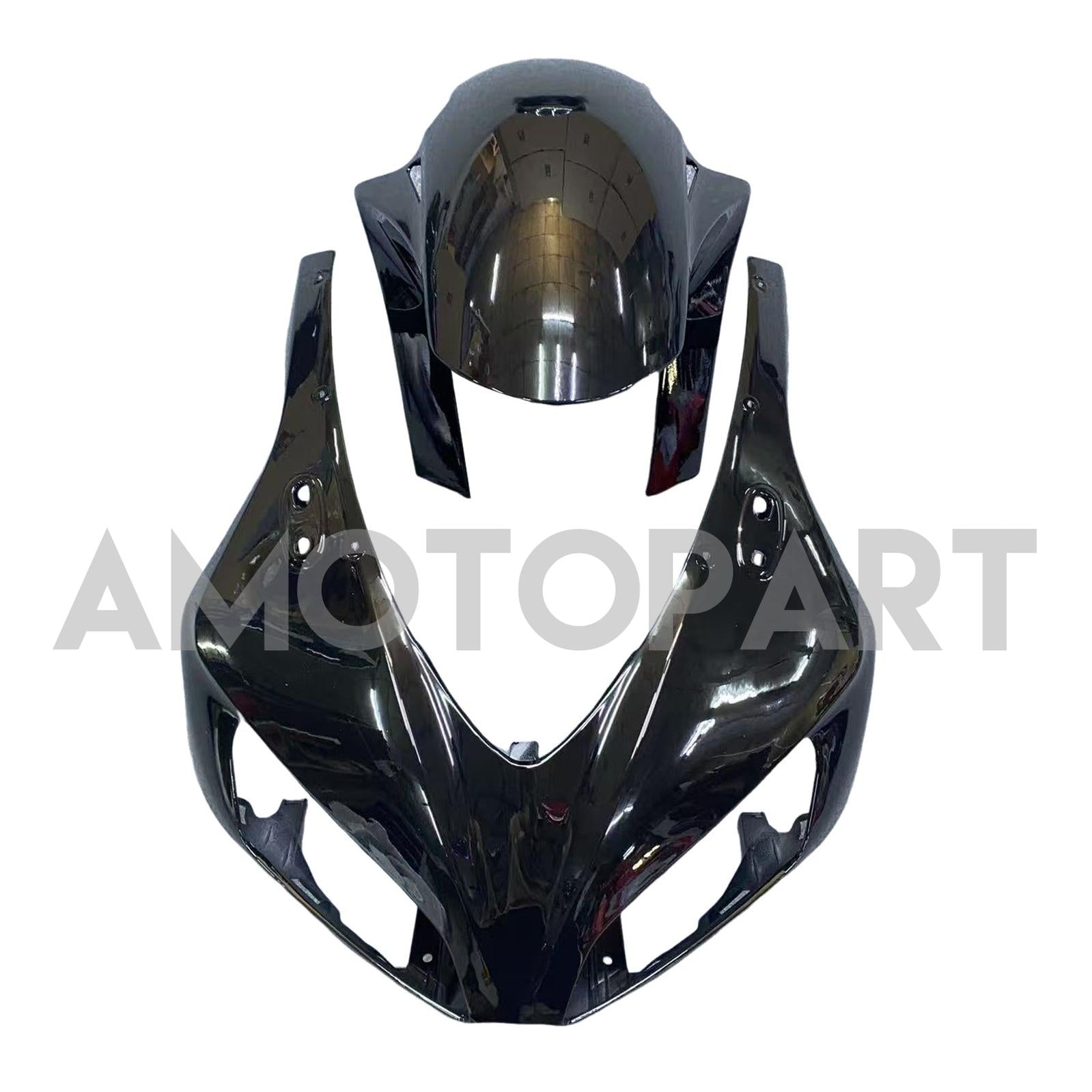 Amotopart 2006-2007 ホンダ CBR1000RR フェアリング ブラック&グレー キット