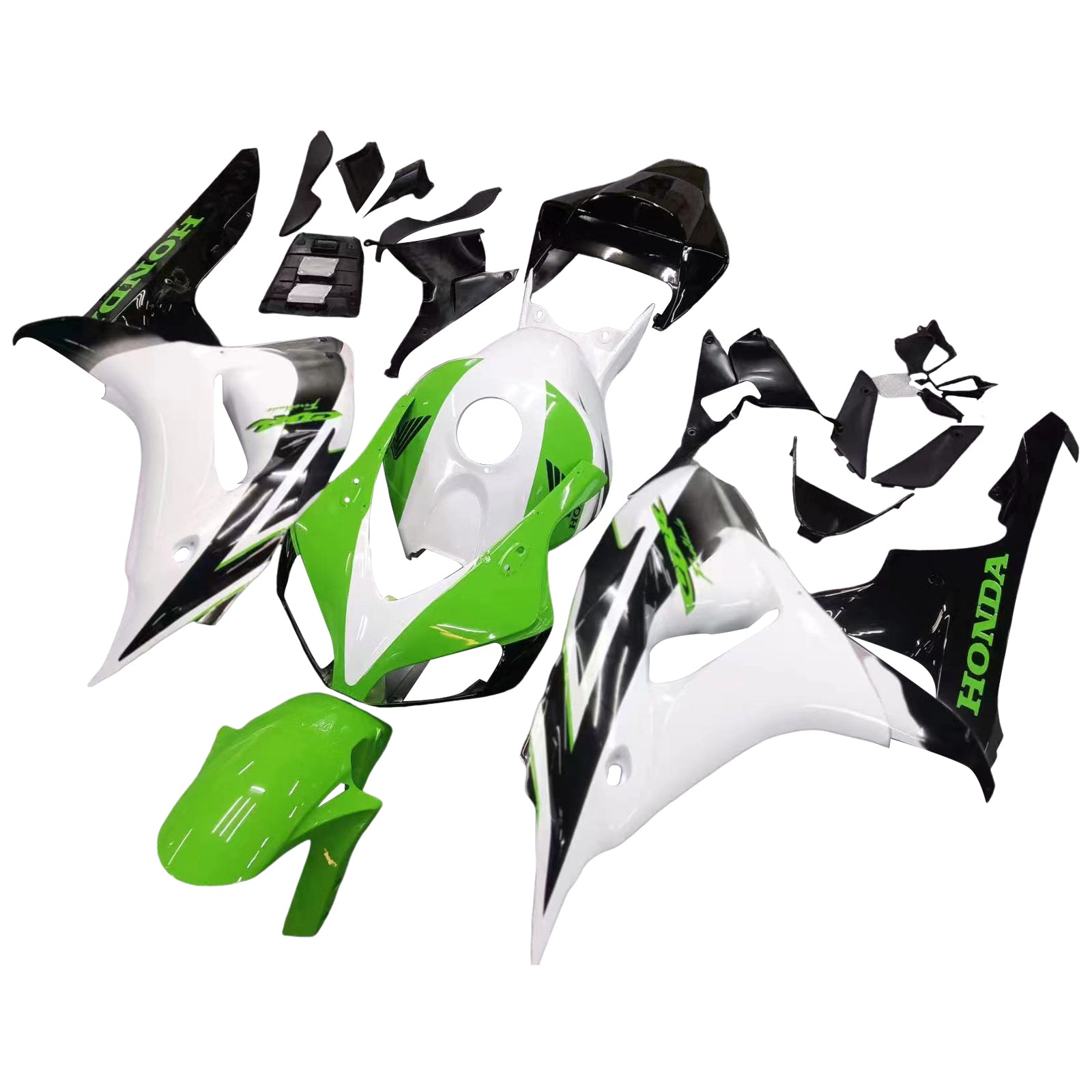 Amotopart Fairings CBR1000RR 2006-2007 Fairing White Green Black Honda CBR Racing Fairing Kit