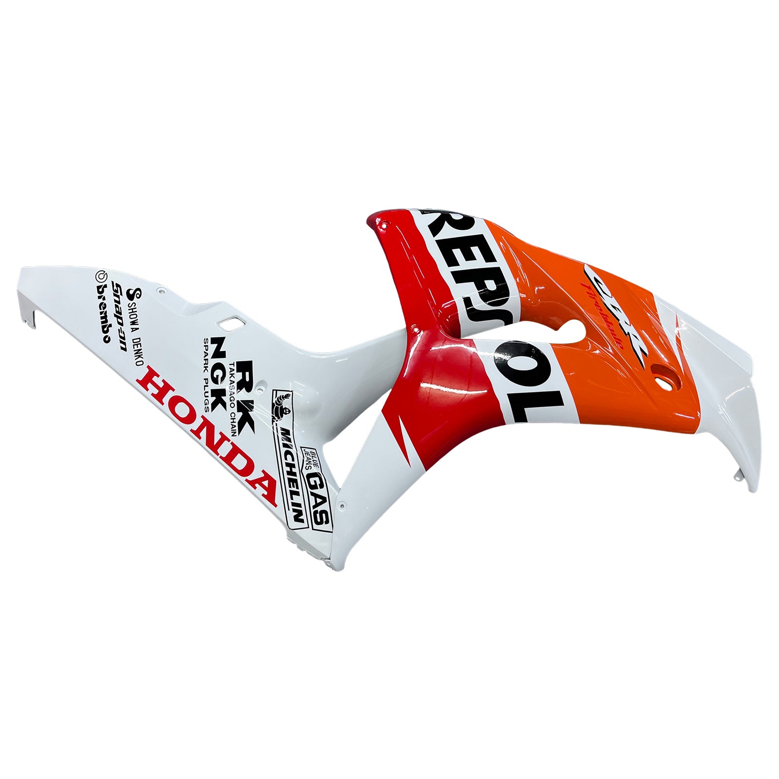 Amotopart Honda CBR1000RR 2006-2007 White Orange Repsol Racing Fairing Kit