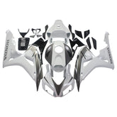 Amotopart Carene Honda CBR1000RR 2006-2007 Carena Bianco e Argento CBR Racing Kit carena