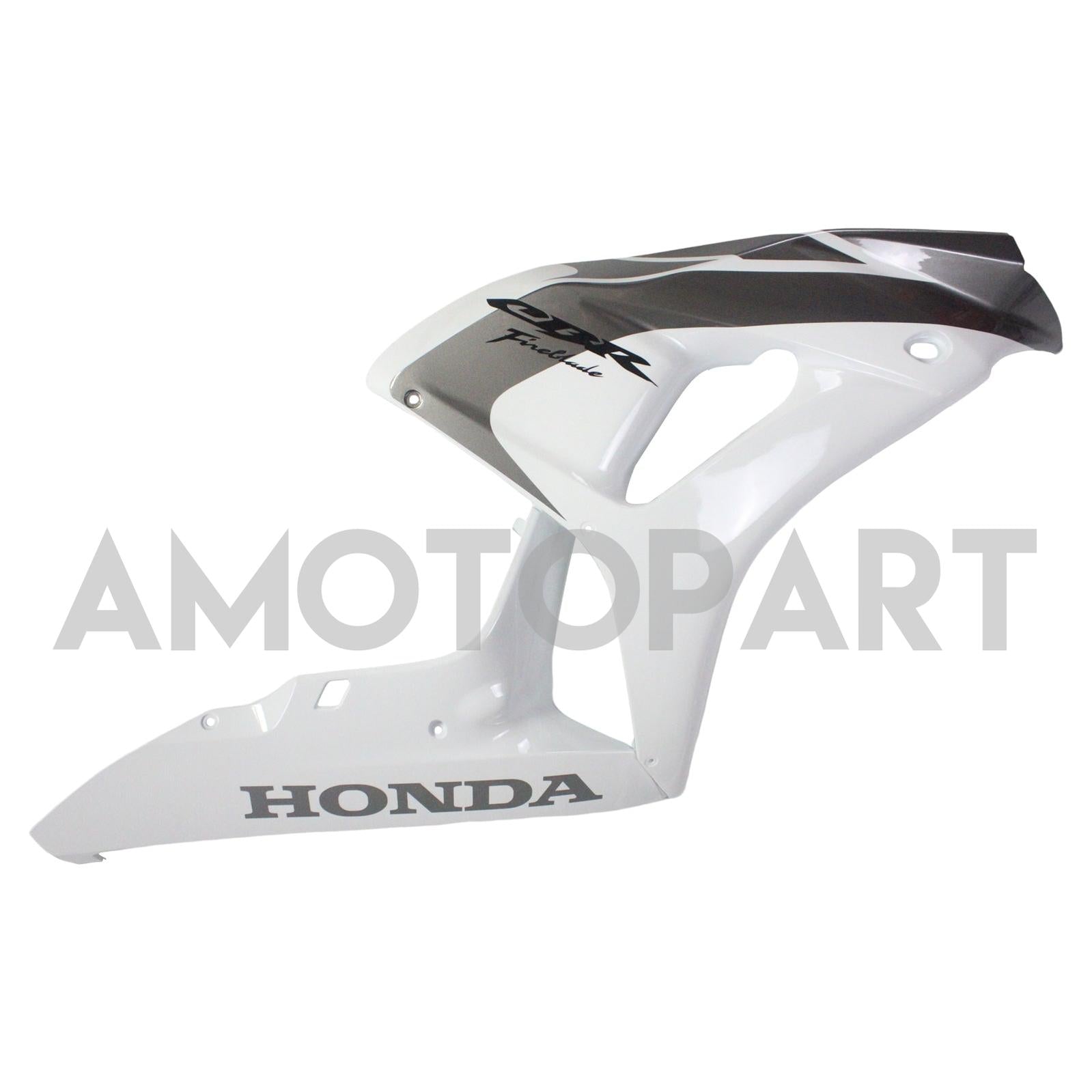 Kapoty Amotopart Honda CBR1000RR 2006-2007 FAILING WHITE & SILBER CBR Racing Fairing Kit