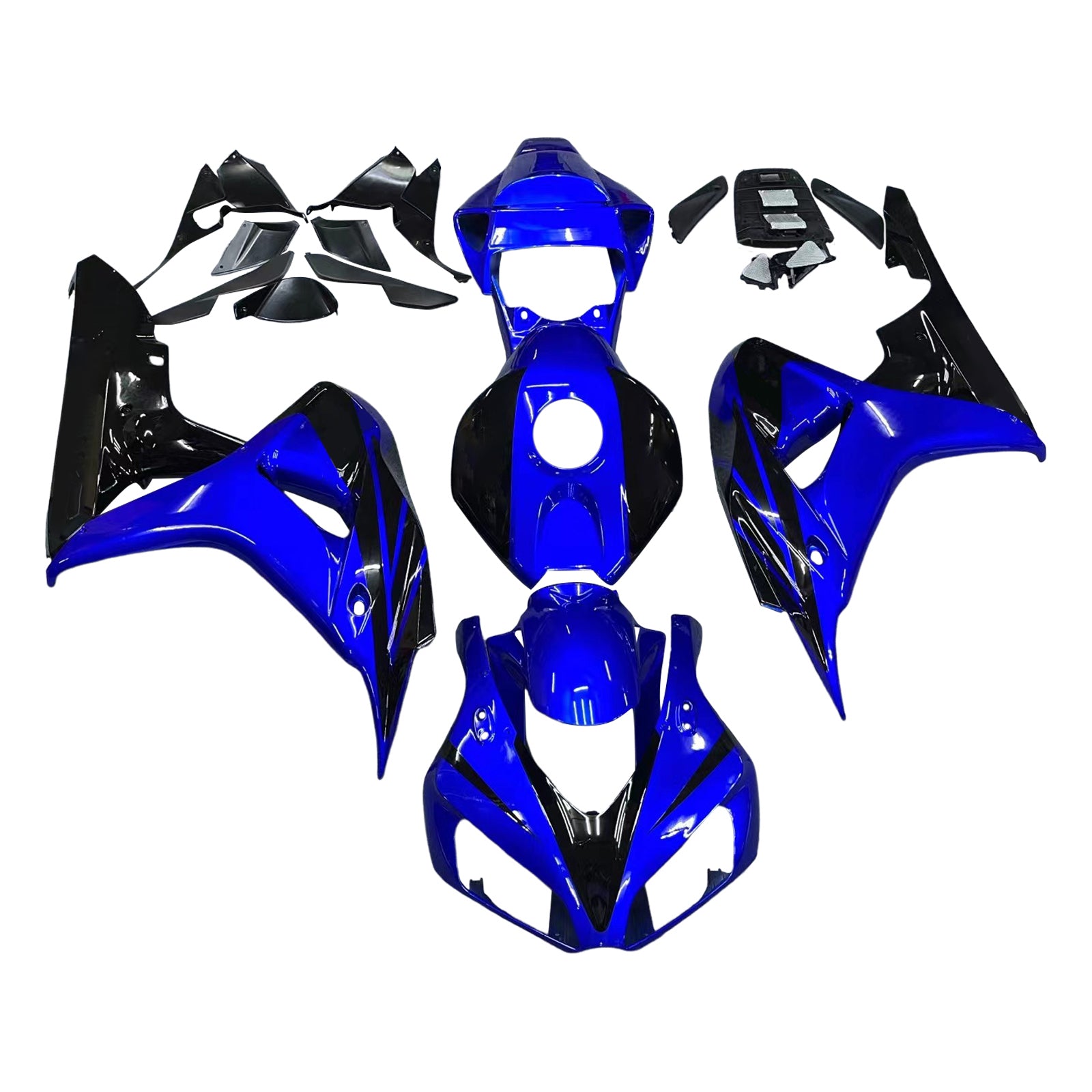 Amotopart Fairings Honda 1000RR 2006-2007 Fairing CBR Racing Blue & Black Fairing Kit