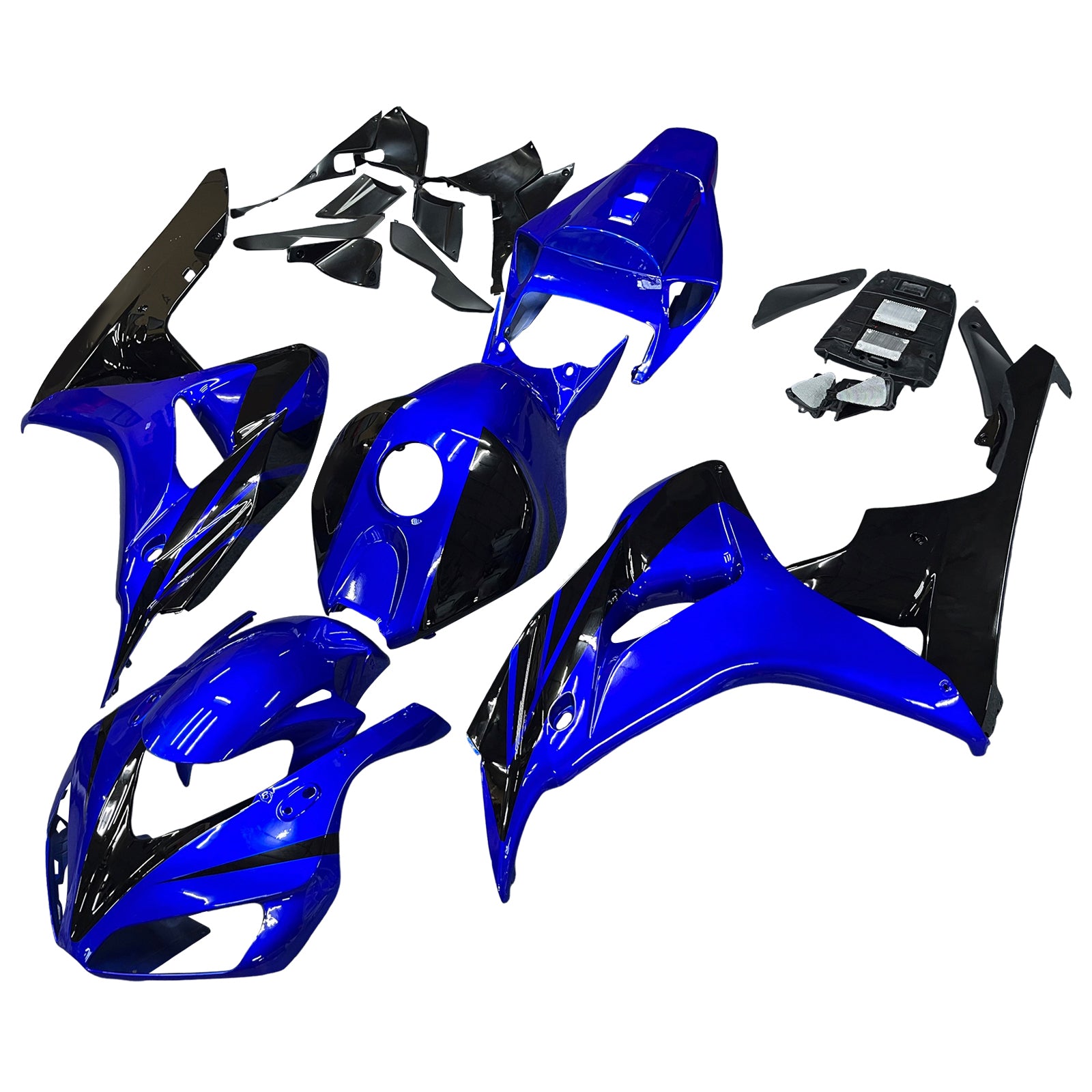 Amotopart Fairings Honda 1000RR 2006-2007 Fairing CBR Racing Blue & Black Fairing Kit