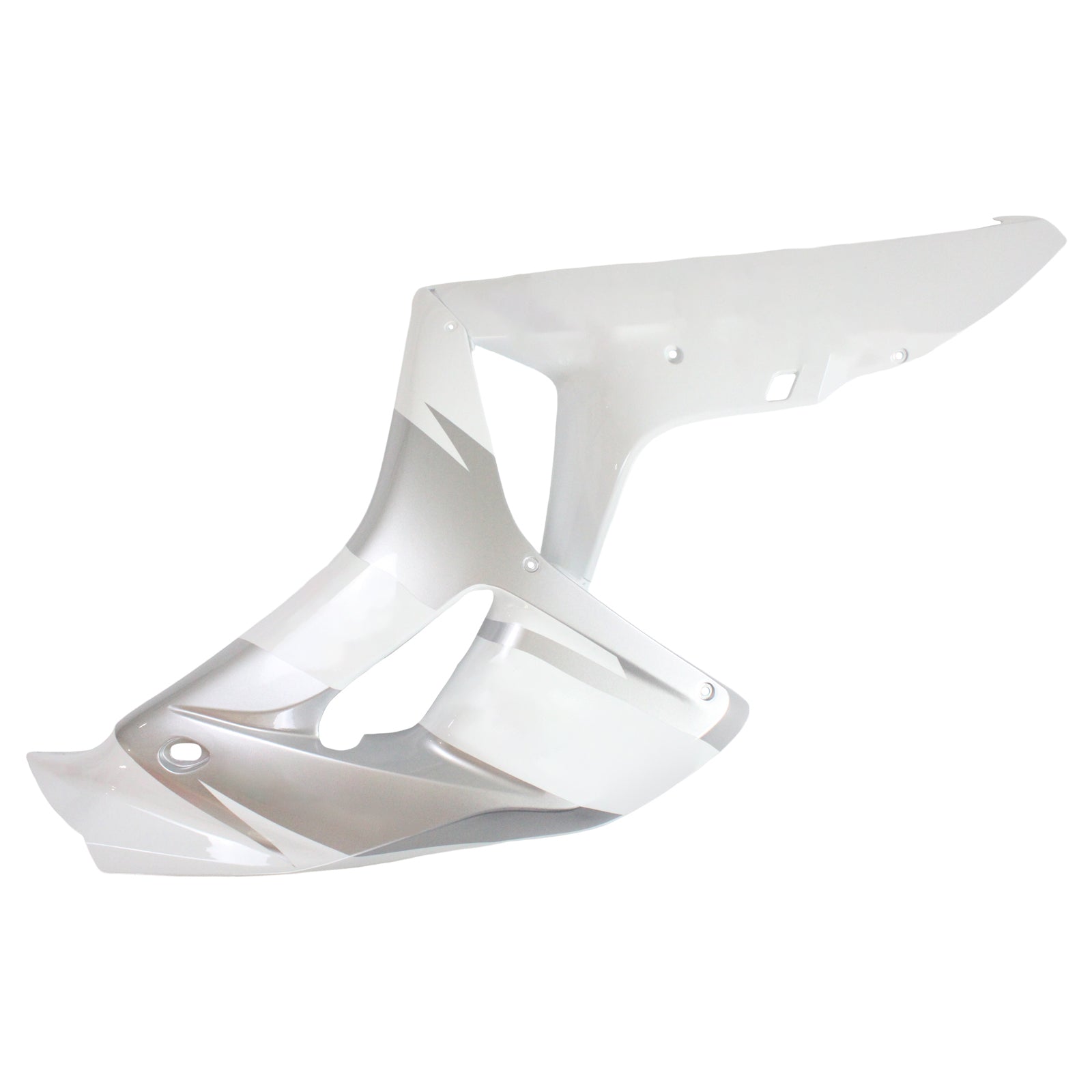 Amotopart Fairings Honda CBR1000RR 2006-2007 Fairing White & Silver Racing Fairing Kit