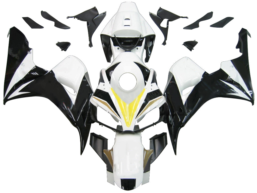 Amotopart Fairings Honda CBR1000RR 2006-2007 Fairing White & Black Playboy Racing Fairing Kit