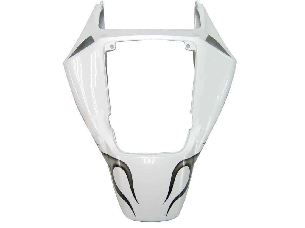 Amotopart Fairings Honda CBR1000RR 2006-2007 Fairing White and Black Silver Flame Racing Fairing Kit