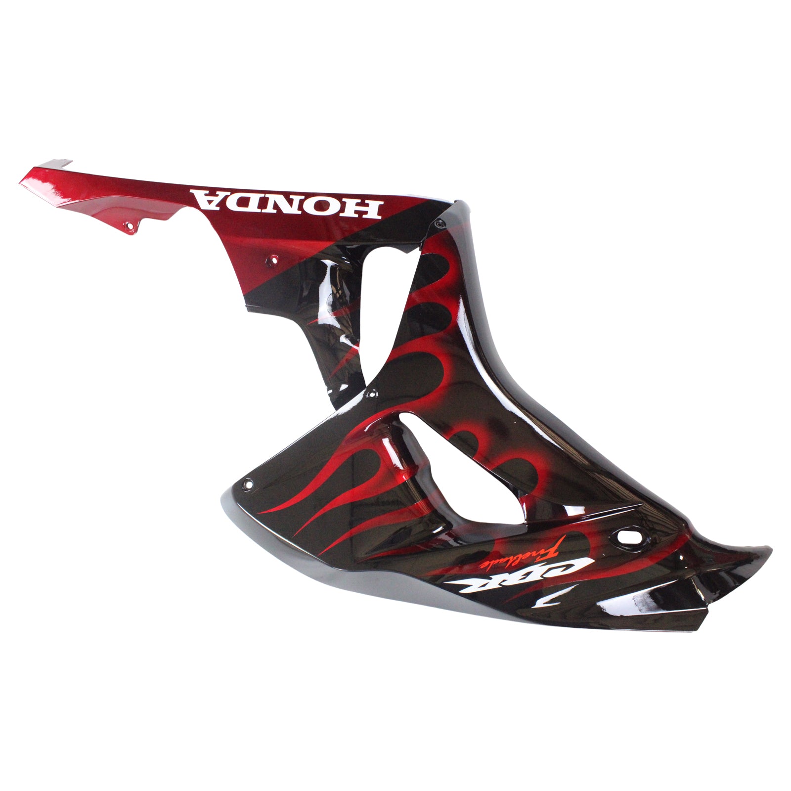 Amotopart Verkleidungen Honda CBR1000RR 2006-2007 Verkleidung Flame Racing Schwarz & Rot Verkleidungsset