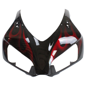 Amotopart Fairings Honda CBR1000RR 2006-2007 Fairing Flame Racing Black & Red Fairing Kit