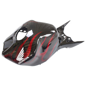 Amotopart Fairings Honda CBR1000RR 2006-2007 Fairing Flame Racing Black & Red Fairing Kit