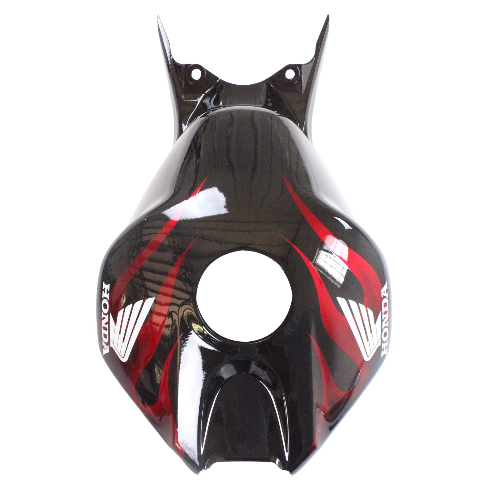 Amotopart Fairings Honda CBR1000RR 2006-2007 Fairing Flame Racing Black & Red Fairing Kit