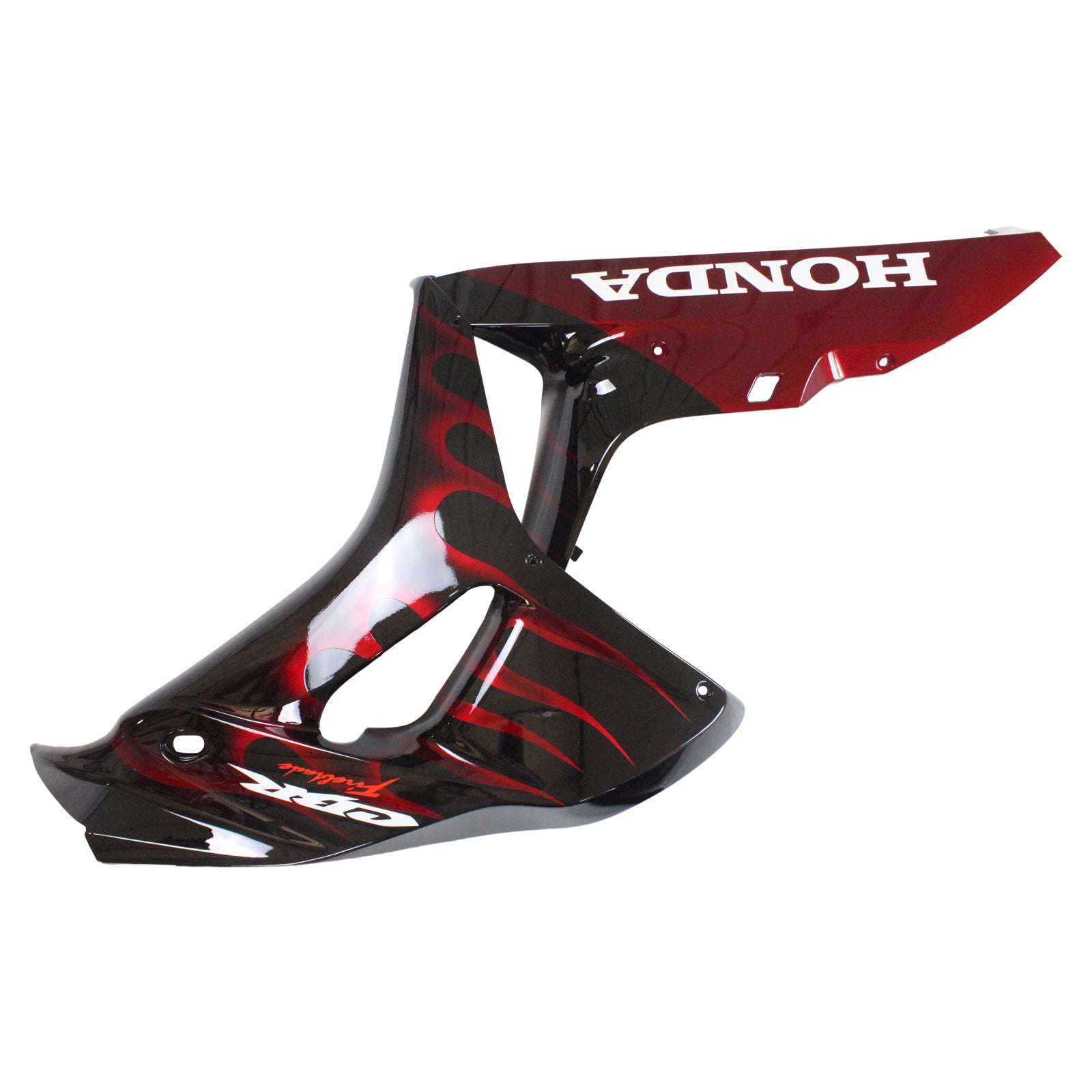 Amotopart Verkleidungen Honda CBR1000RR 2006-2007 Verkleidung Flame Racing Schwarz & Rot Verkleidungsset