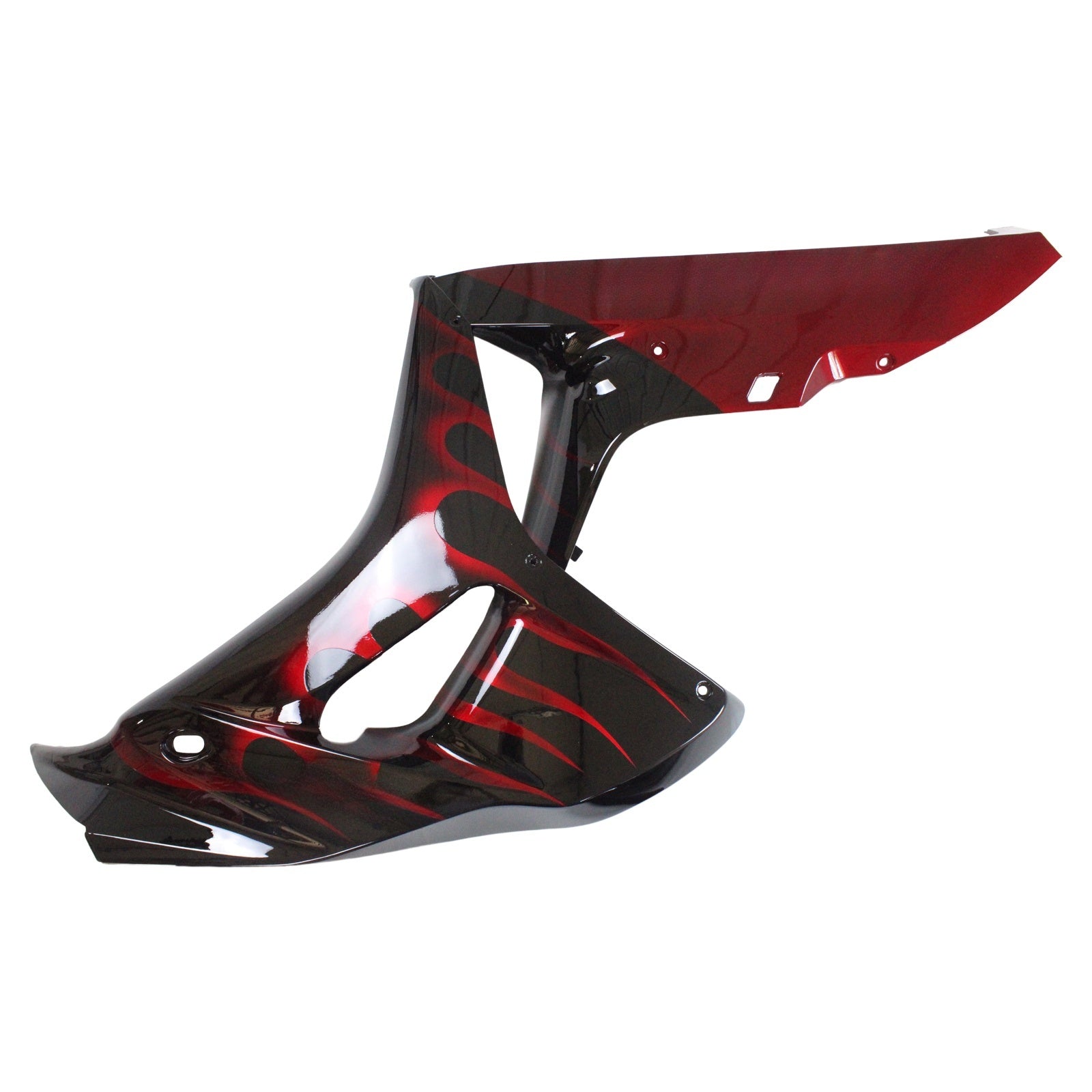 Amotopart Fairings Honda CBR1000RR 2006-2007 Fairing Flame Racing Black & Red Fairing Kit