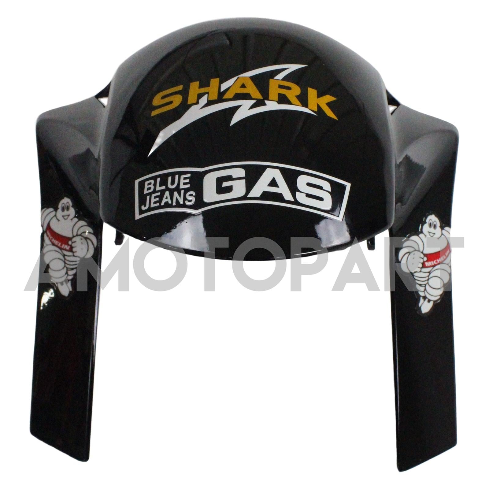 Frailiny Amotopart Honda CBR1000RR 2006-2007 Flame Flame Shark Racing Black & Red Failing Kit