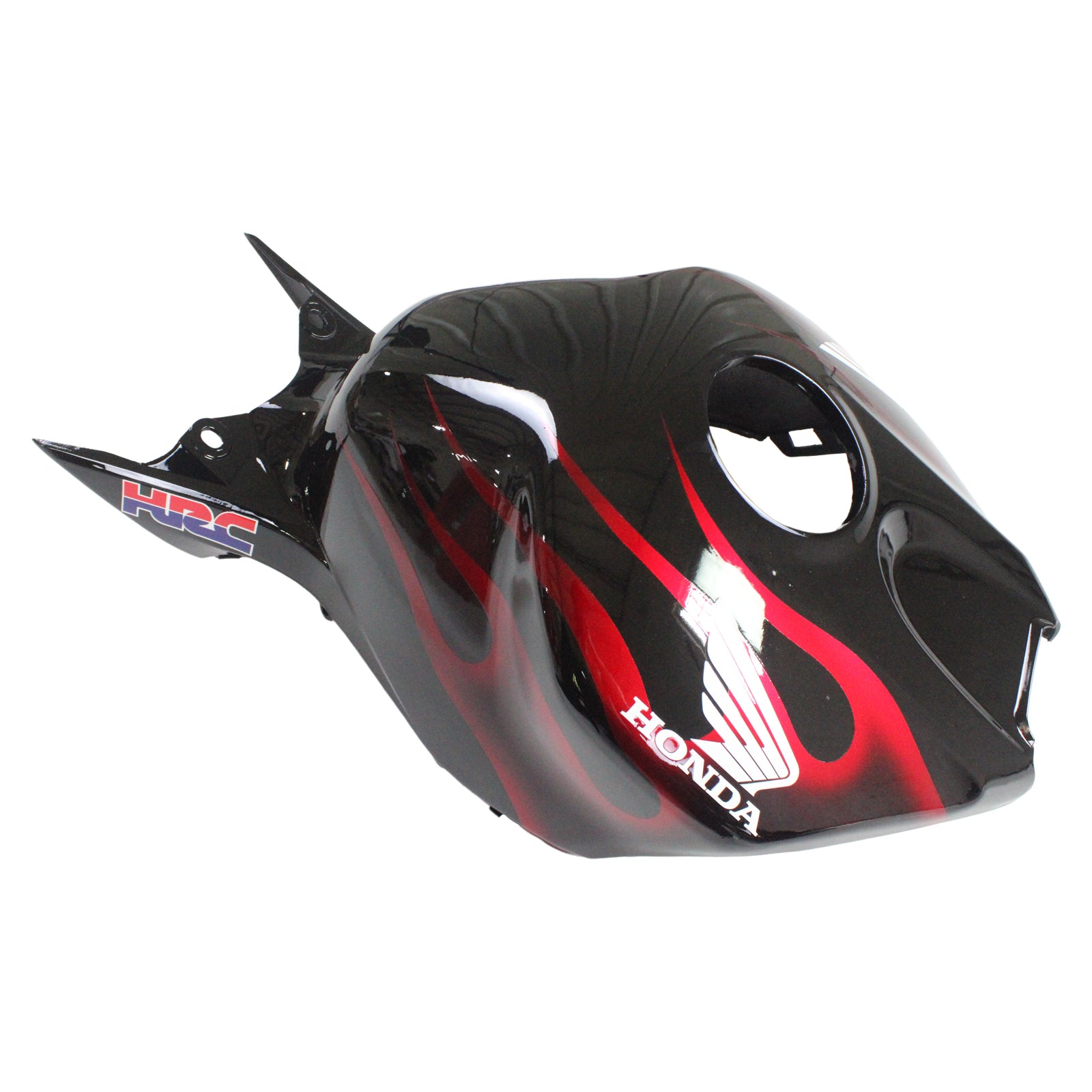 Amotopart Carene Honda CBR1000RR 2006-2007 Carena Flame Shark Racing Kit carena nera e rossa