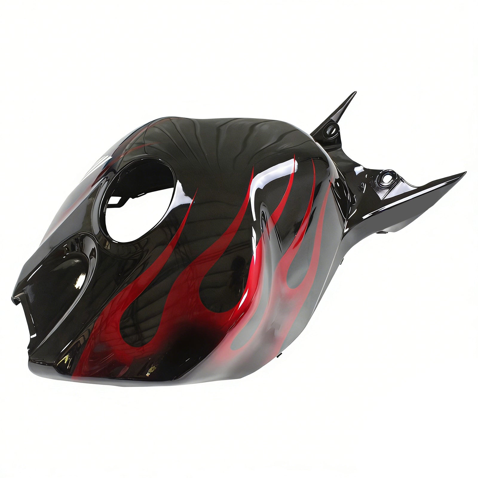 Amotopart Fairings Honda CBR1000RR 2006-2007 Fairing Flame Shark Racing Black & Red Fairing Kit