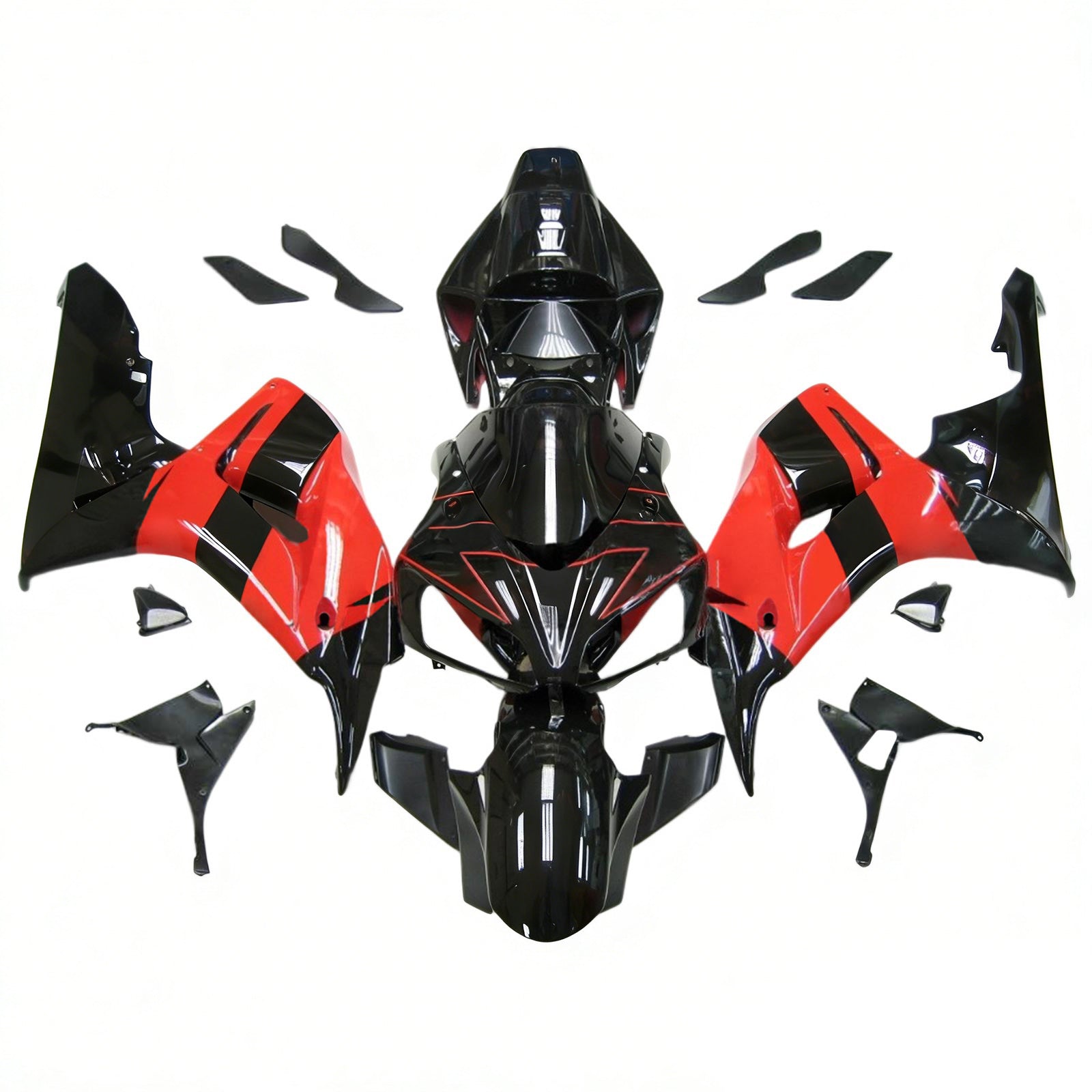 Amotopart 2006-2007 Honda CBR1000RR KUILING Orange Red Repsol Kit