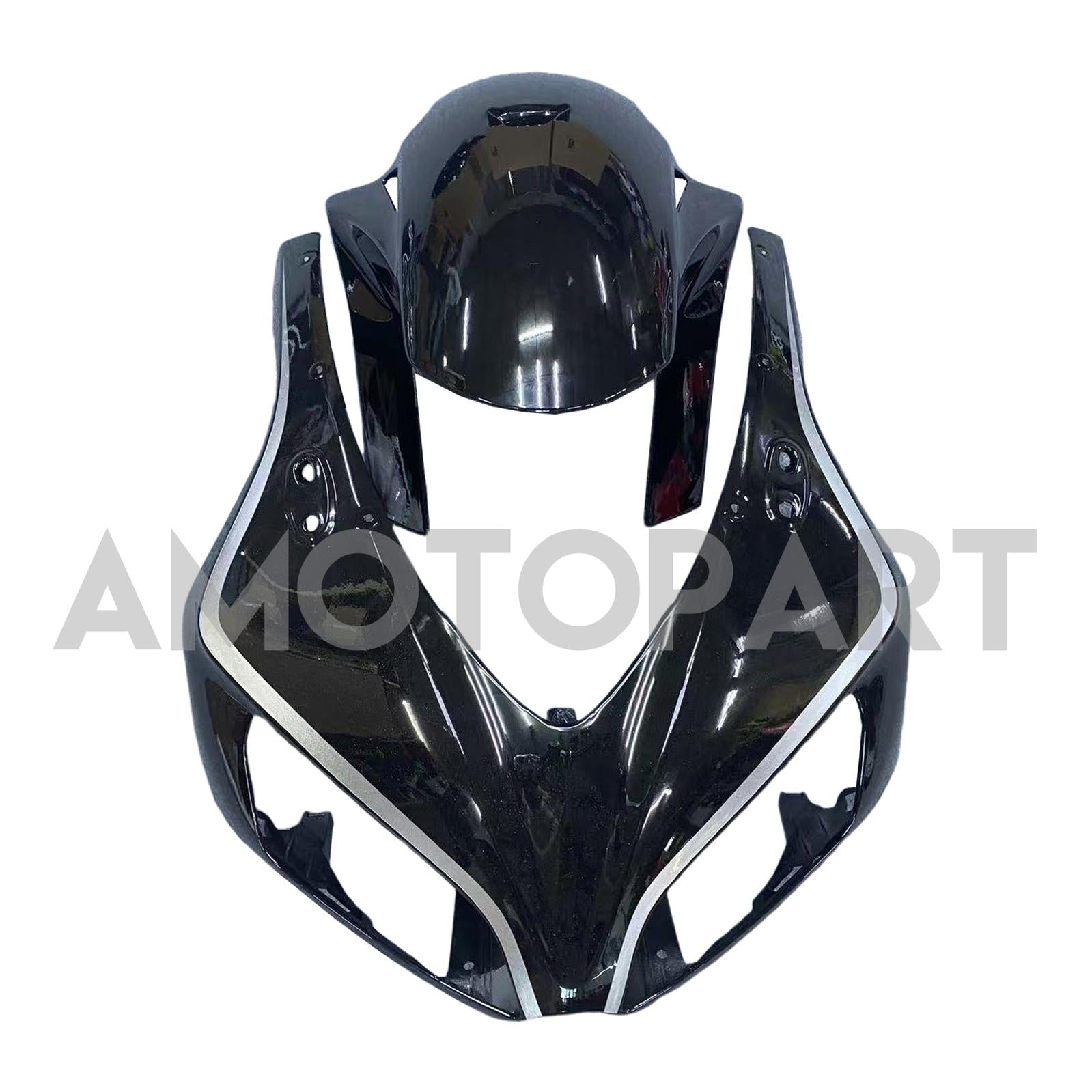 Amotopart 2006-2007 Honda CBR1000RR Grey&Black Fairing Kit