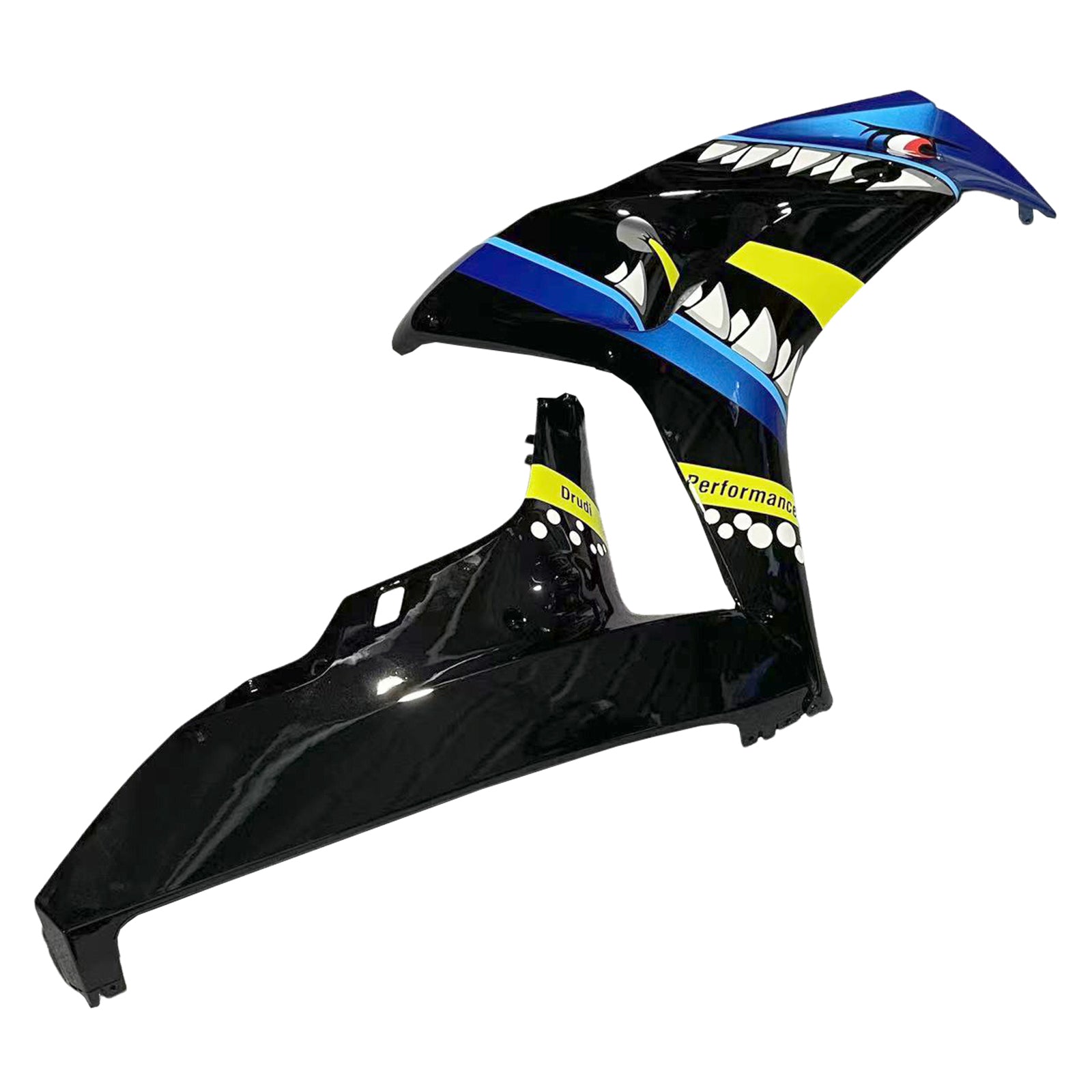 Amotopart 2006-2007 Honda CBR1000RR Bleu&Kit de carénage Green Monster